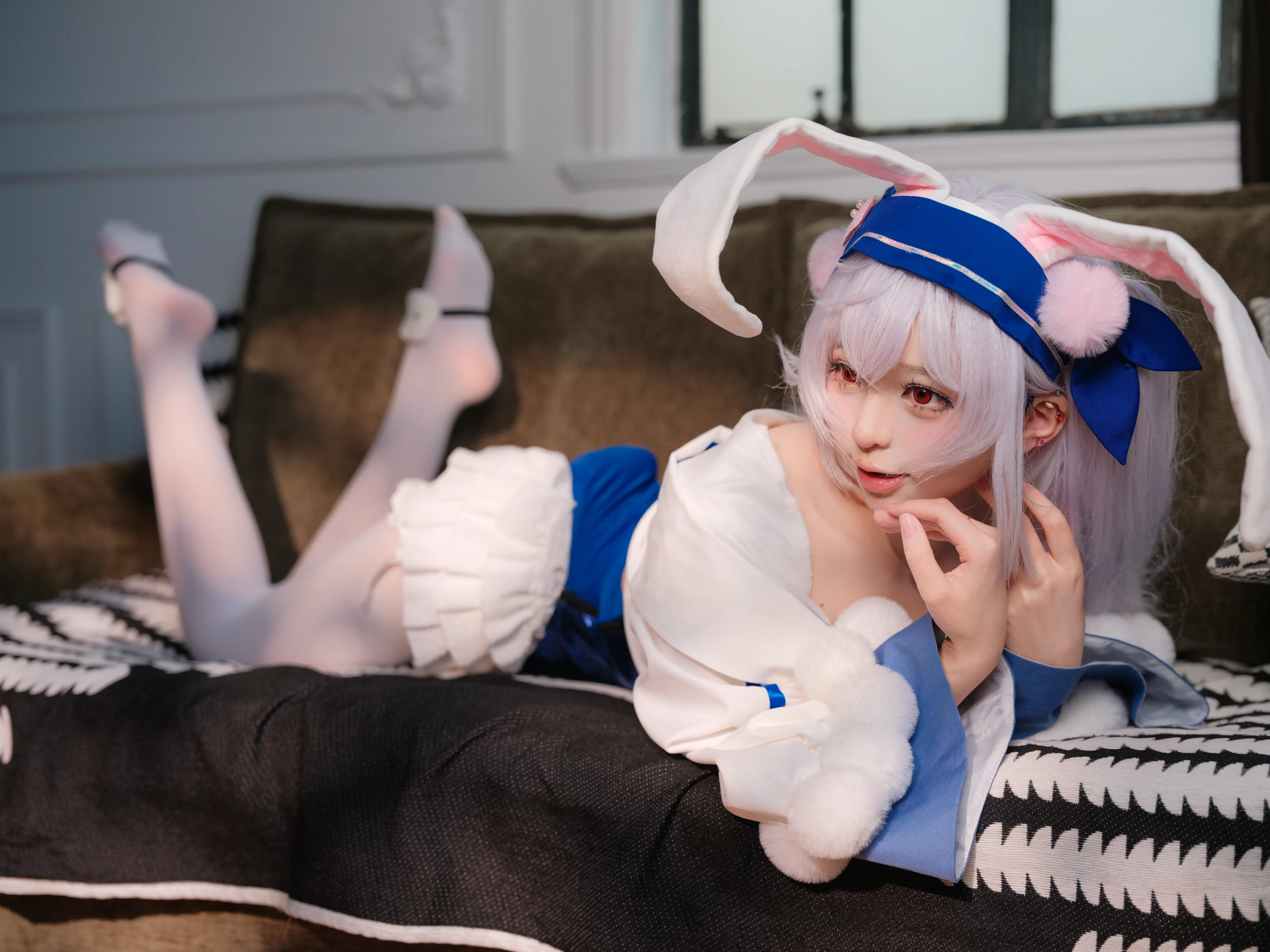 【アズールレーン ラフィー コスプレ】お寝坊うさぎの日常記録 - 6 枚目