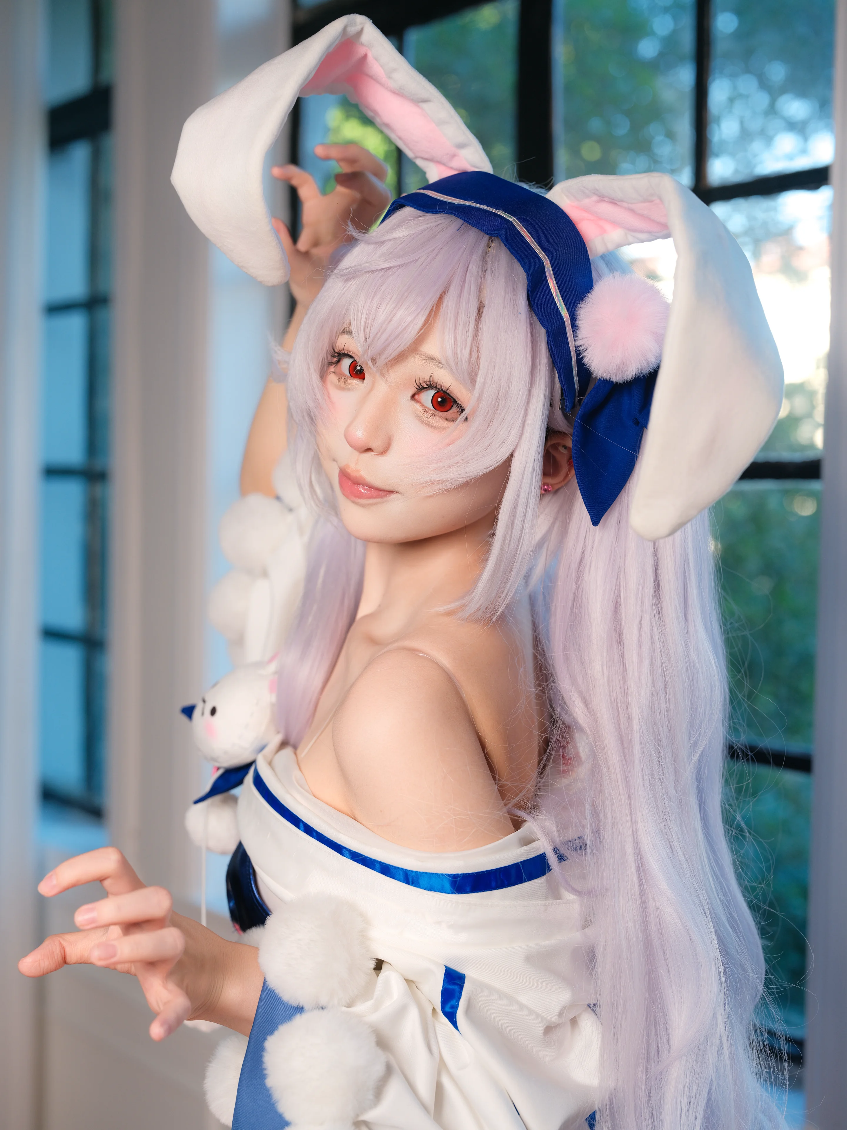 【アズールレーン ラフィー コスプレ】お寝坊うさぎの日常記録 - 7 枚目