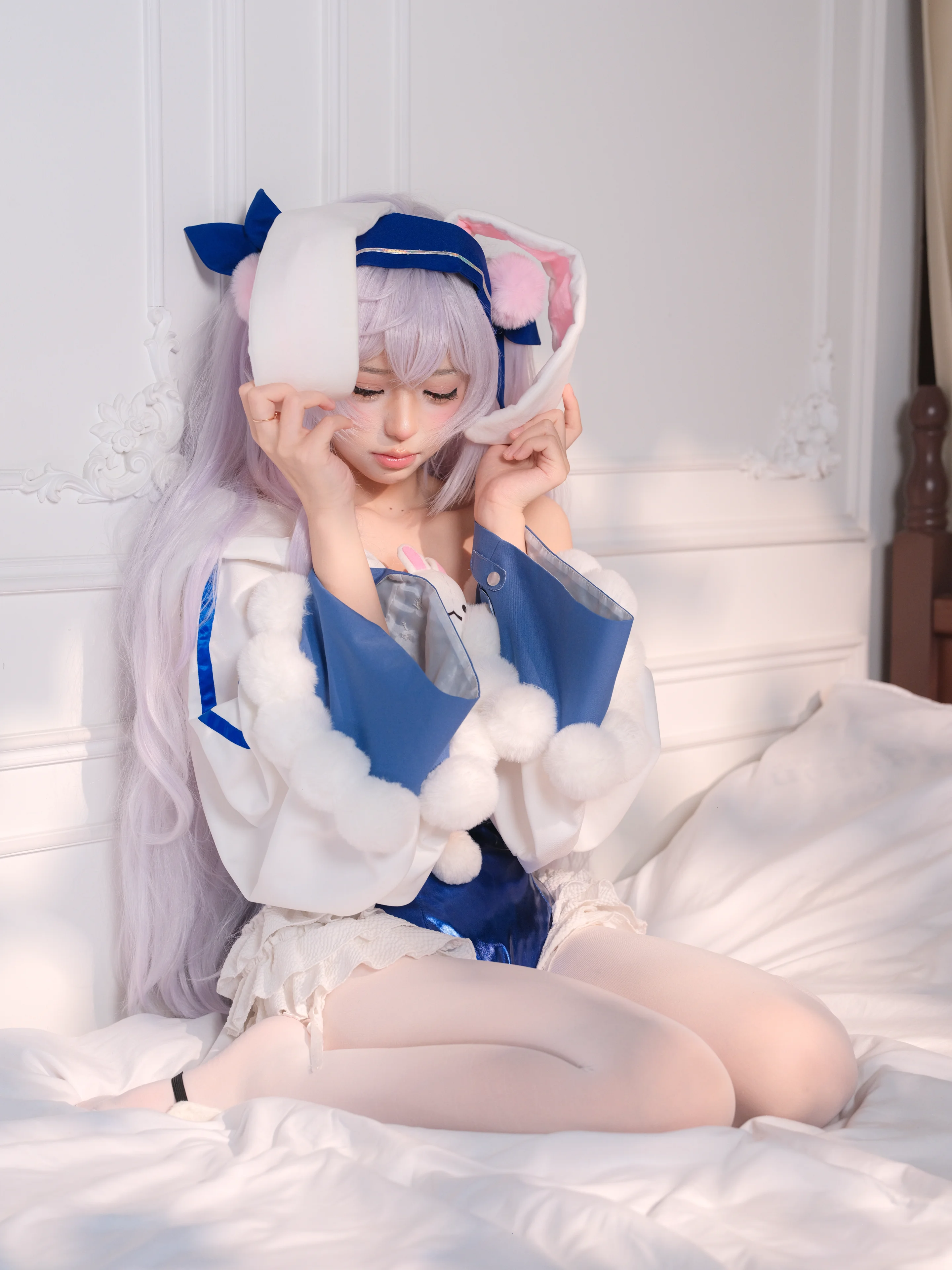 【ラフィー コスプレ】アズールレーン、お寝坊うさぎの日常大作 - 2 枚目