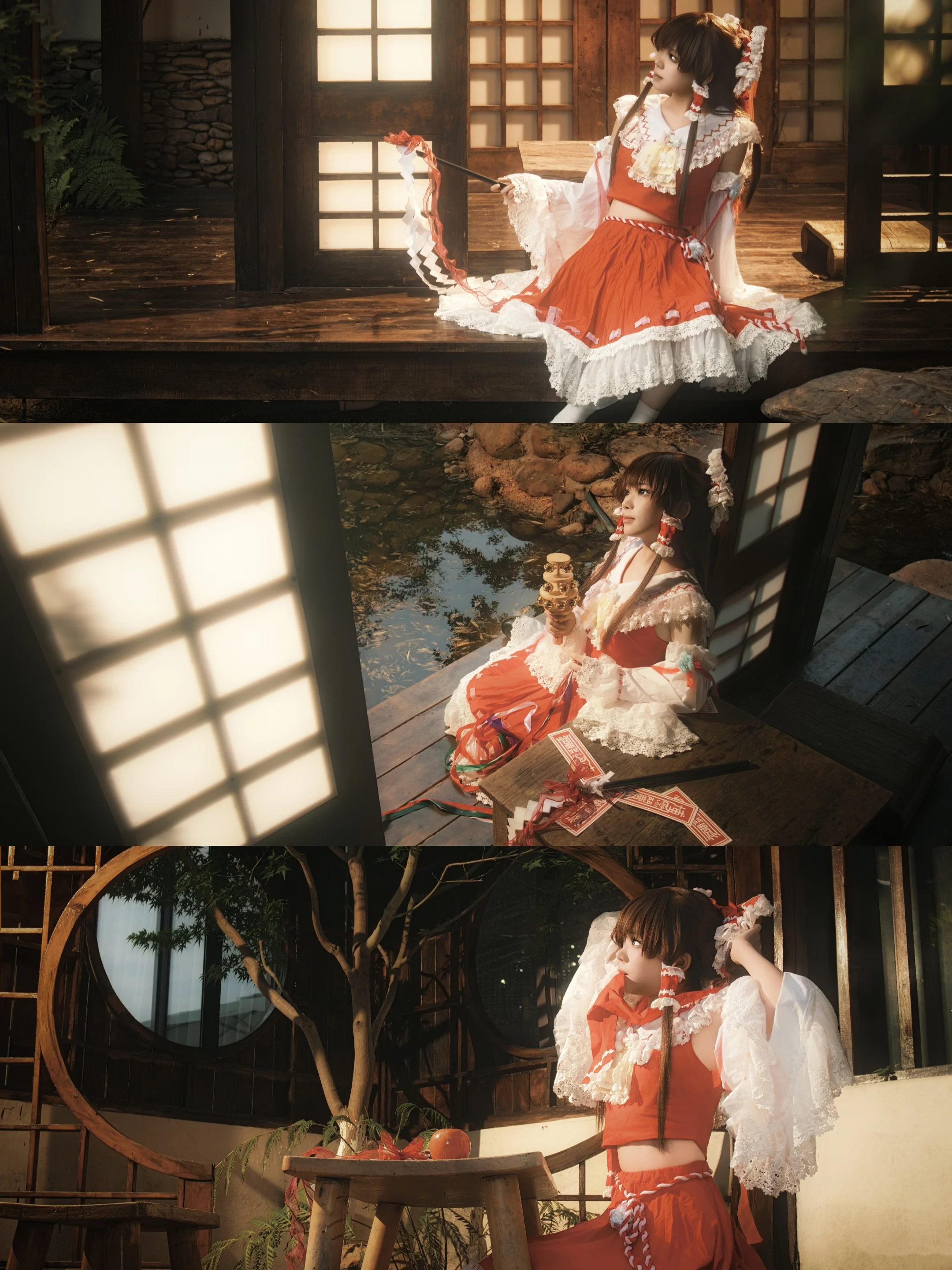 【博丽灵梦cos】在东方project的幻想世界里，想逃避日常的琐事 - 第 1 张