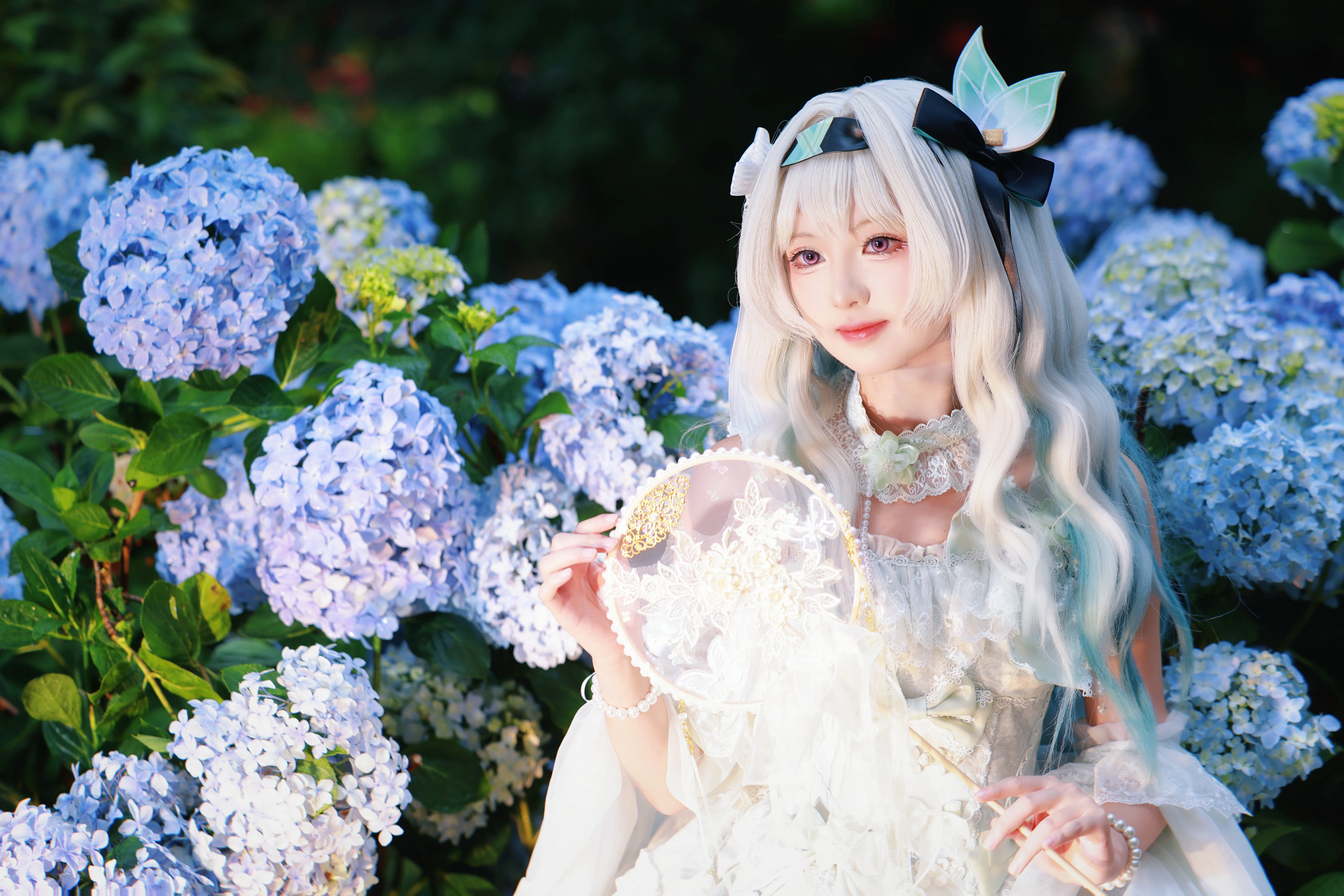 【流萤cos】崩坏星穹铁道里的绣球花海誓言 - 第 3 张