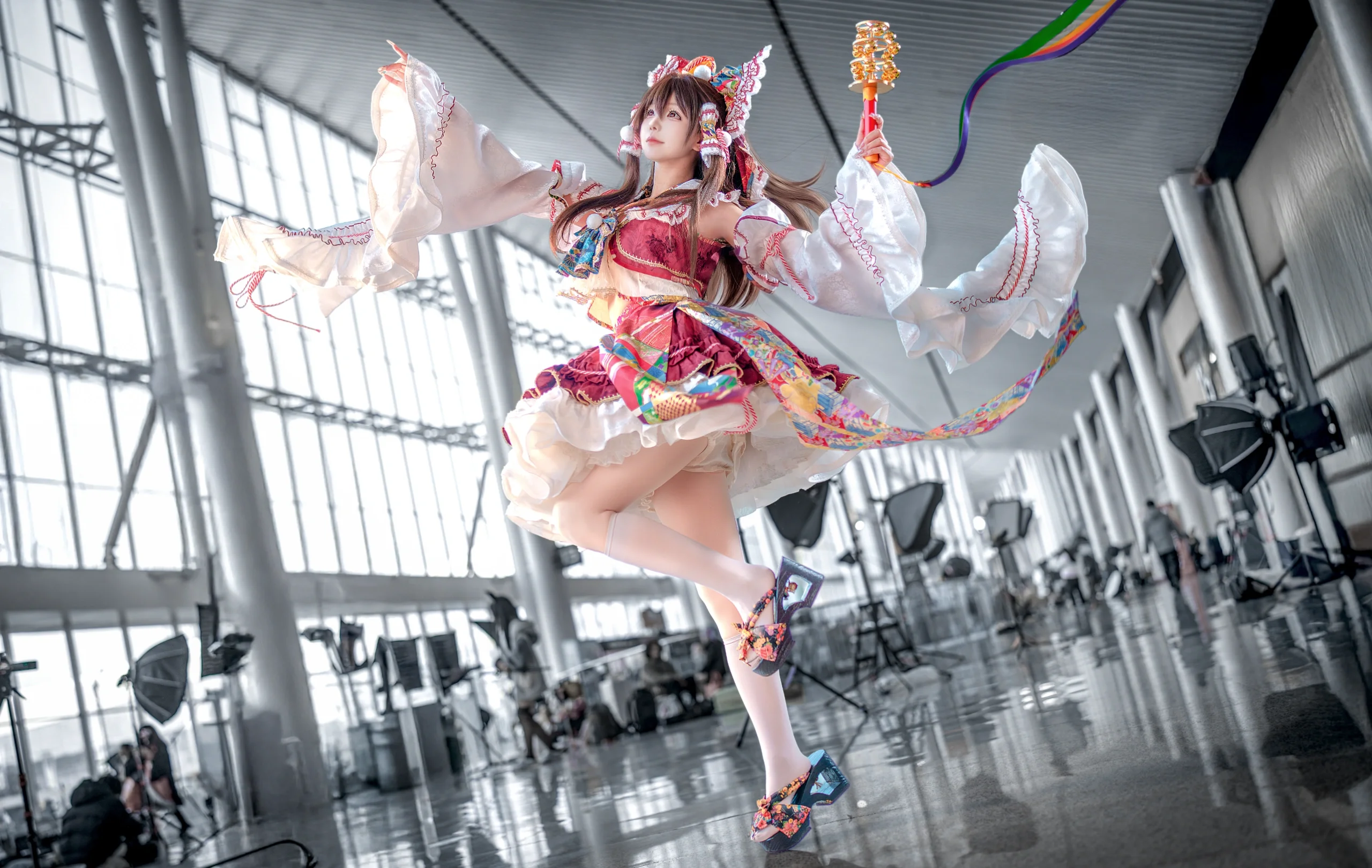 【博丽灵梦cos】东方Project的灵动幻想 - 第2张