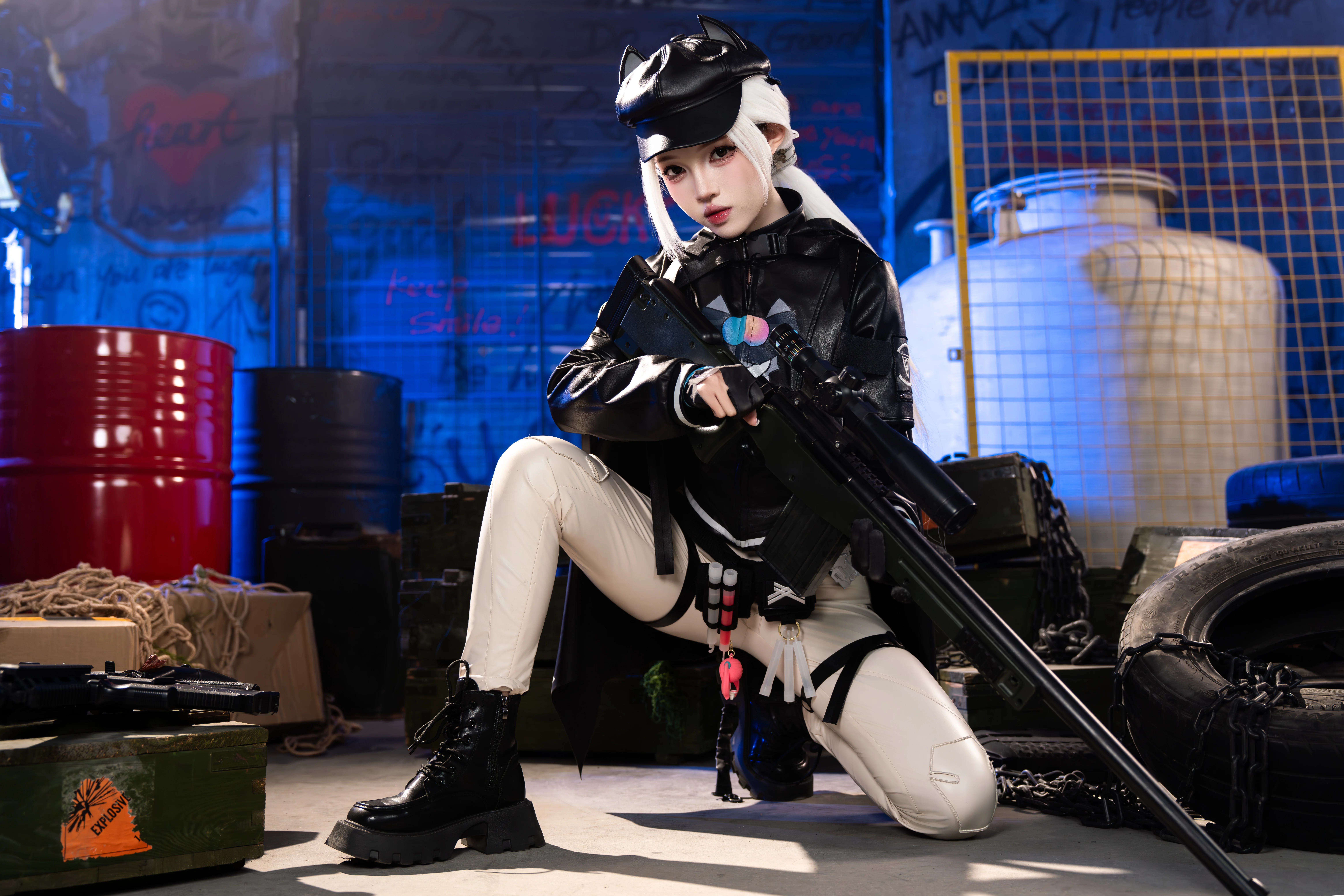 【三角洲露娜cos】戰術少女的軍事風定格 - 第 2 張