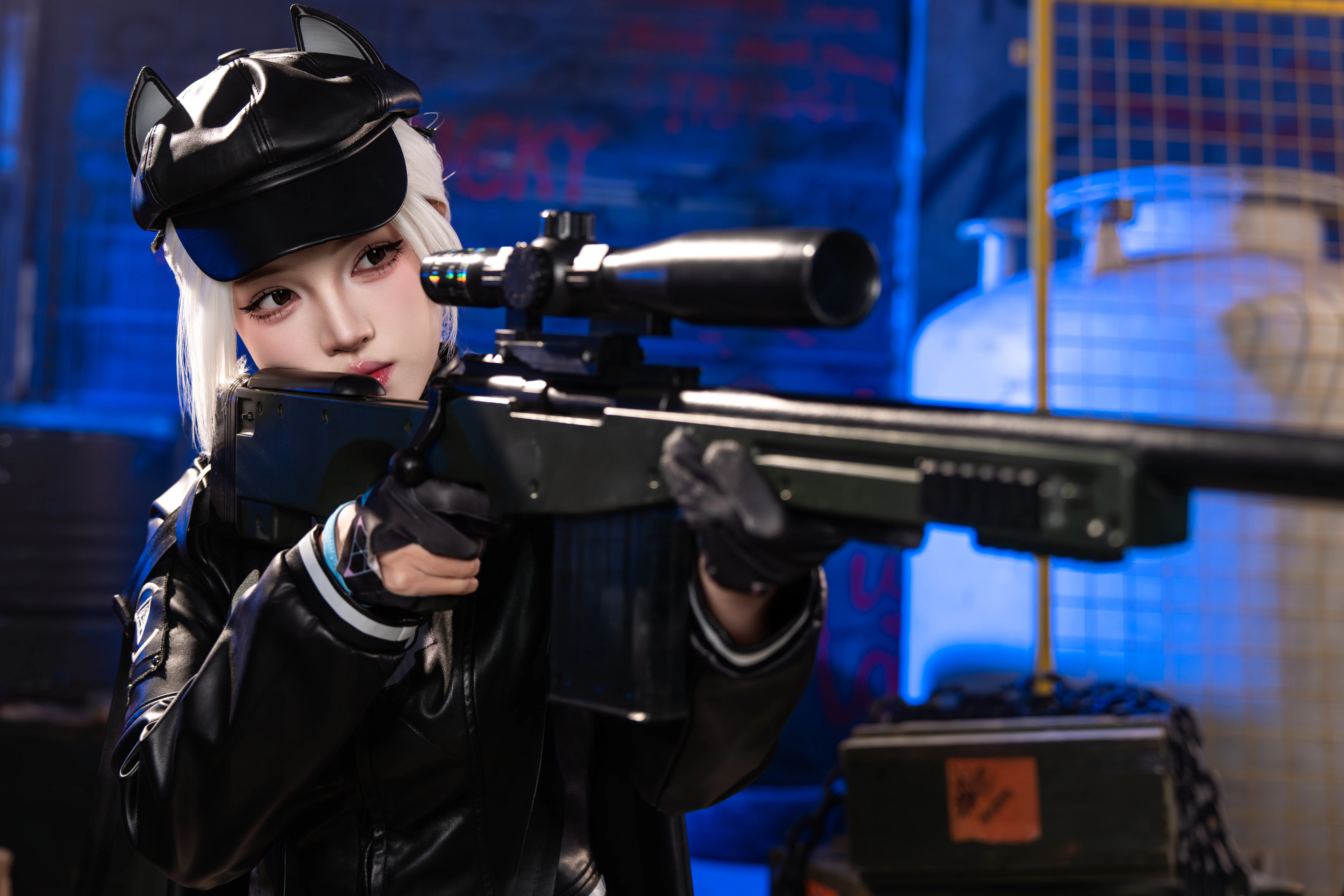 【三角洲露娜cos】戰術少女的軍事風定格 - 第 4 張