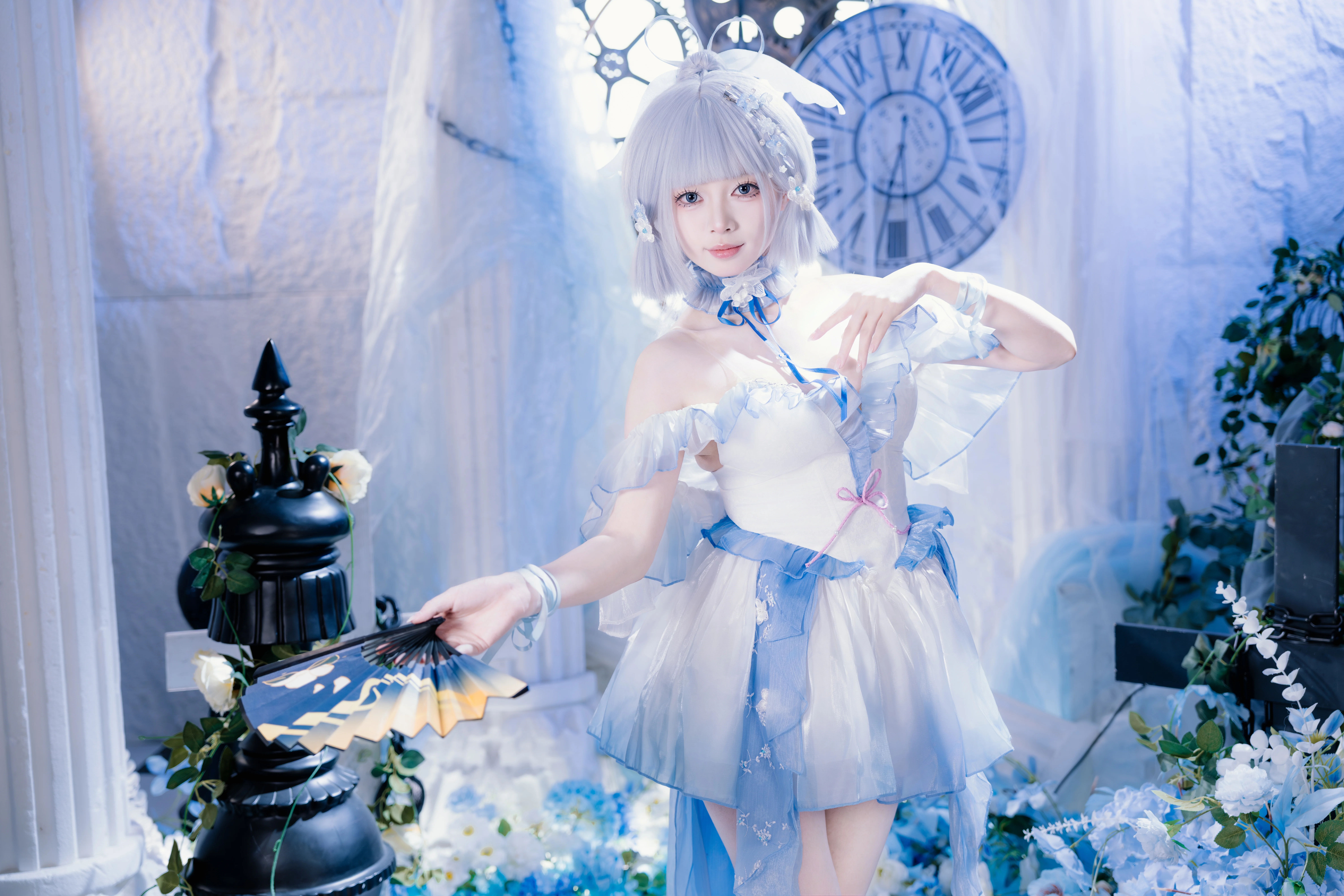 【神里绫华cos】漫天飞雪中，映照出如镜的清辉 - 第 6 张