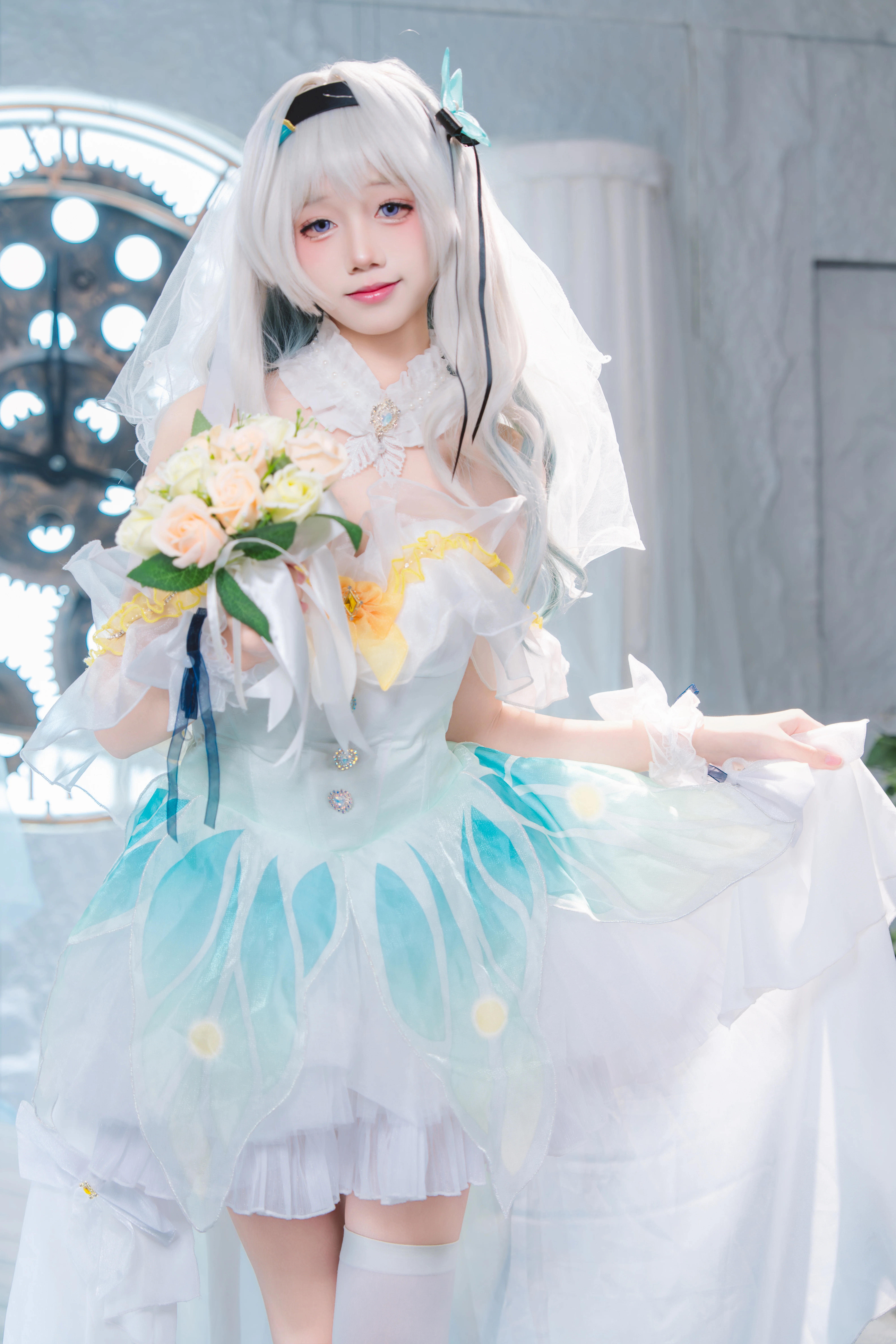 【流螢cos】崩壞星穹鐵道里的夢幻花嫁 - 第 3 張