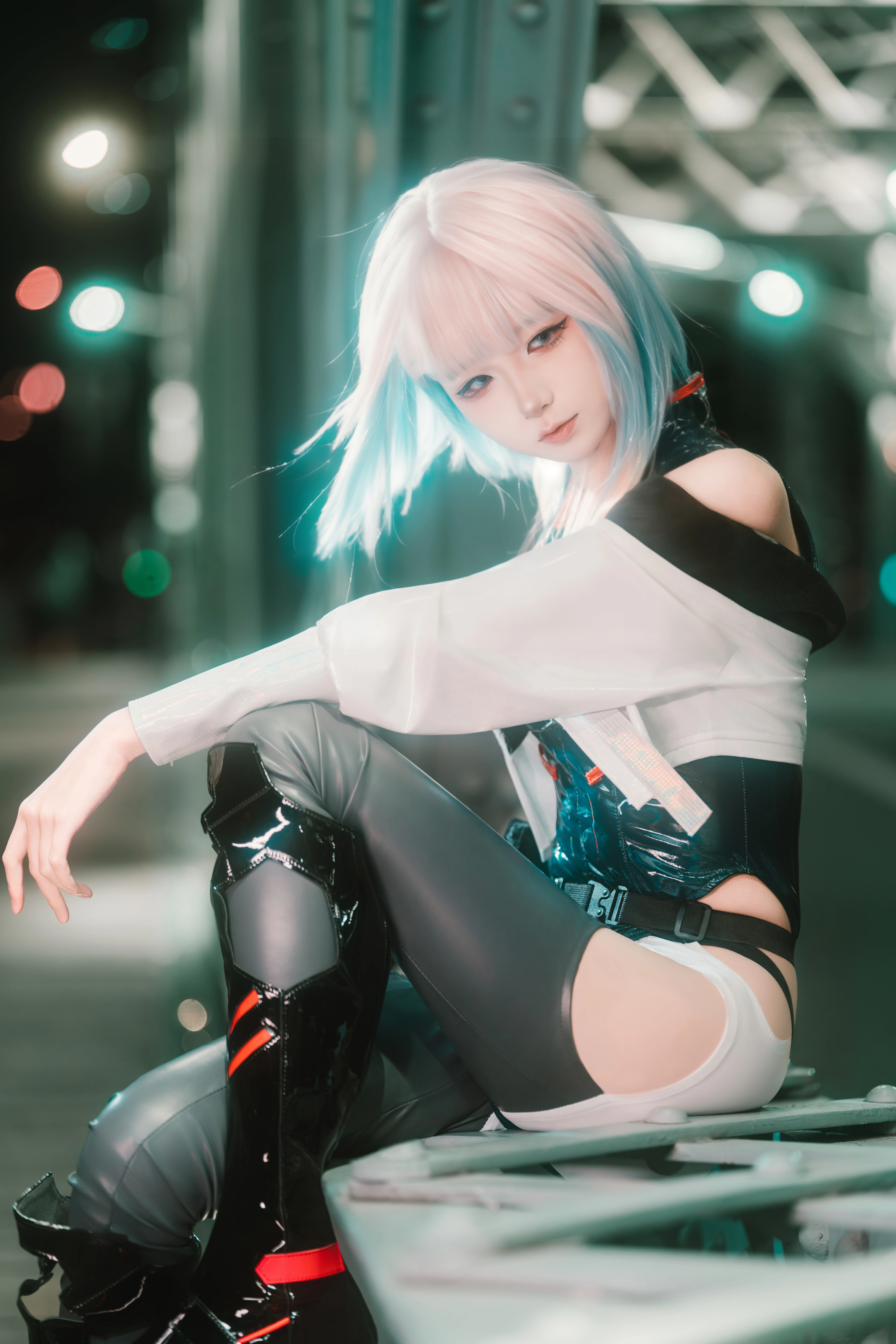 【露西cos】賽博朋克邊緣行者的金屬光影