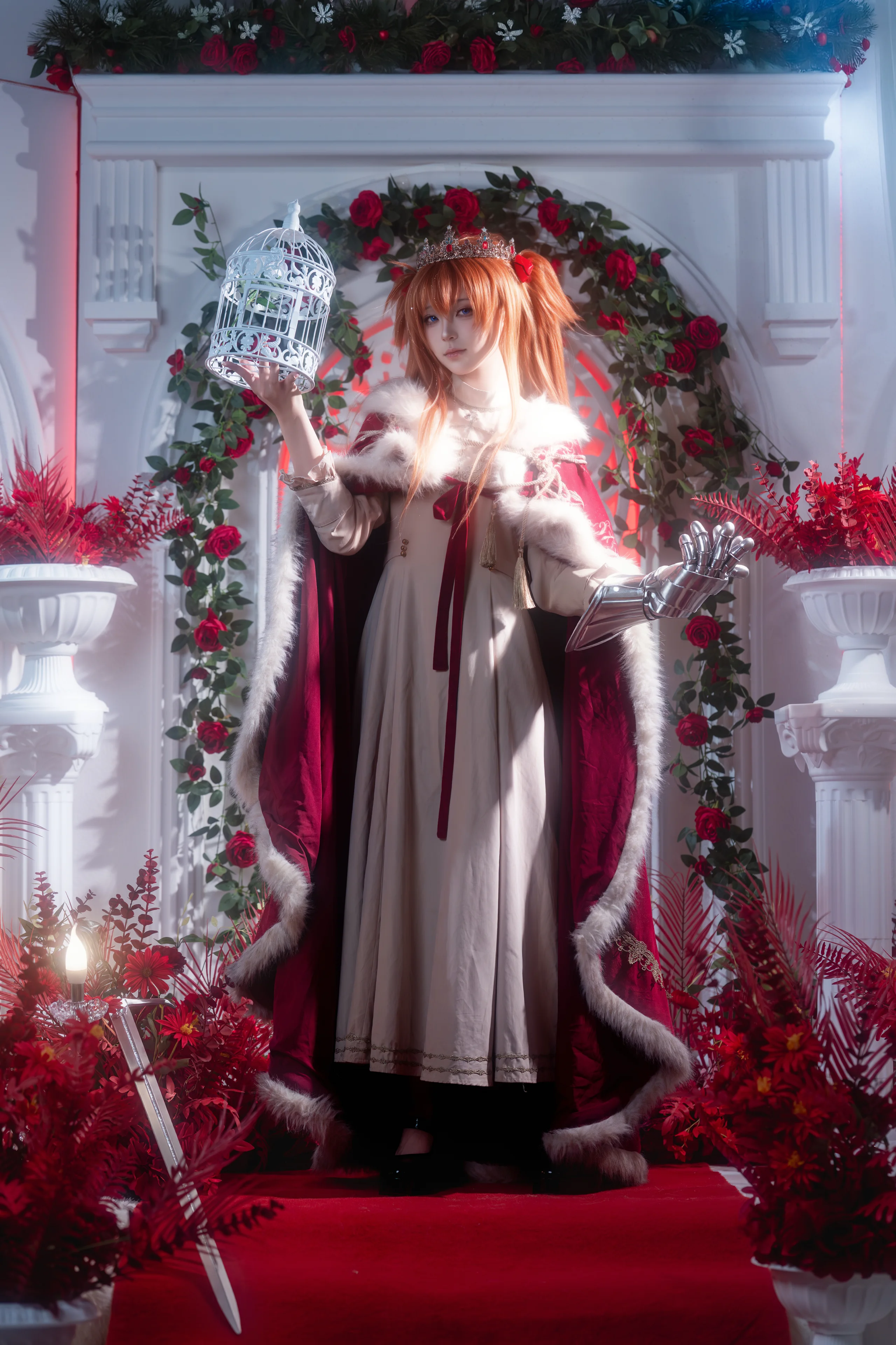 [Asuka Cosplay] Swearing by the Sword, the Coronation of the Maiden Tyrant in Red Robes - Image 5