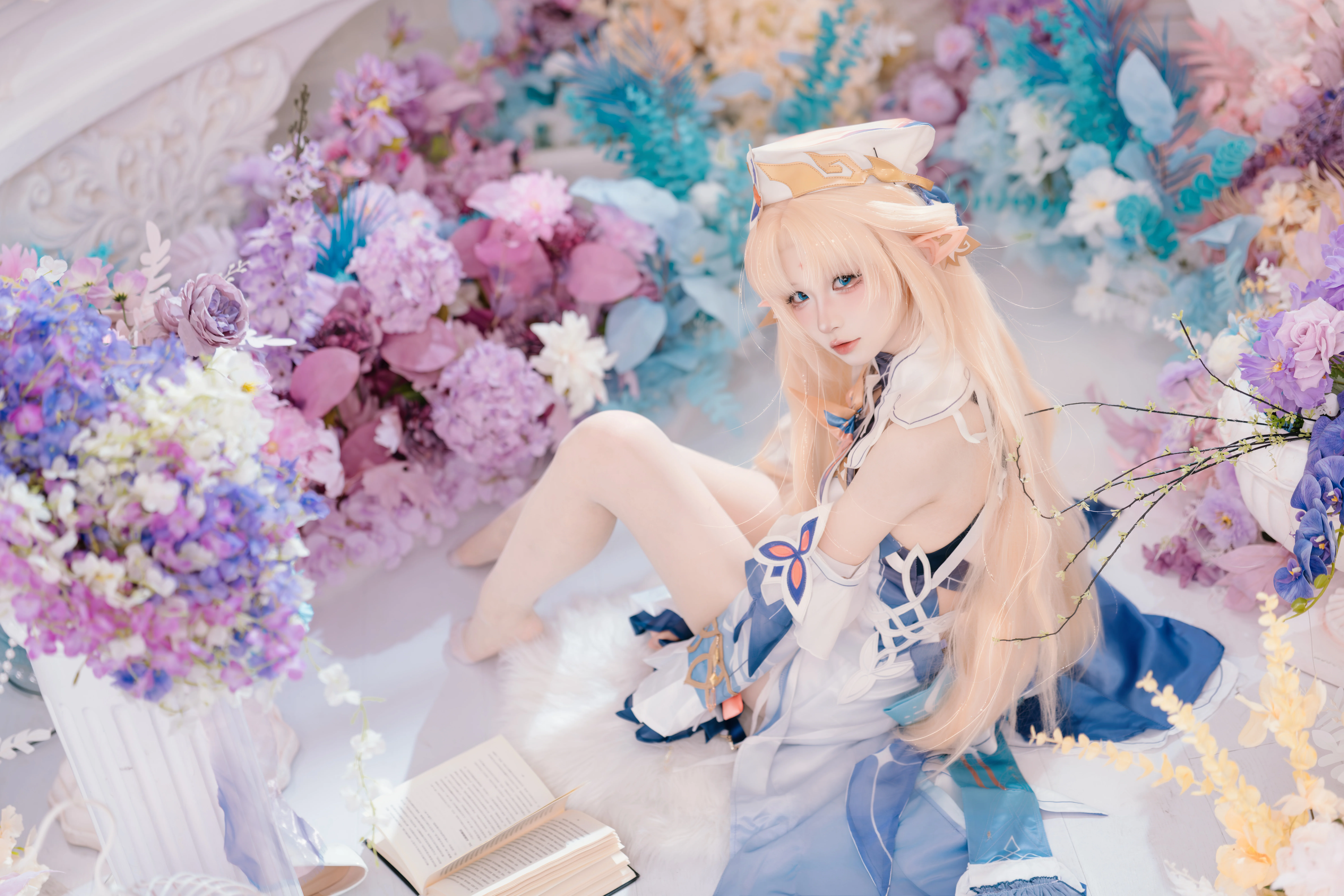 【尼可cos】原神空月之歌，花海中的静谧时光 - 第 3 张