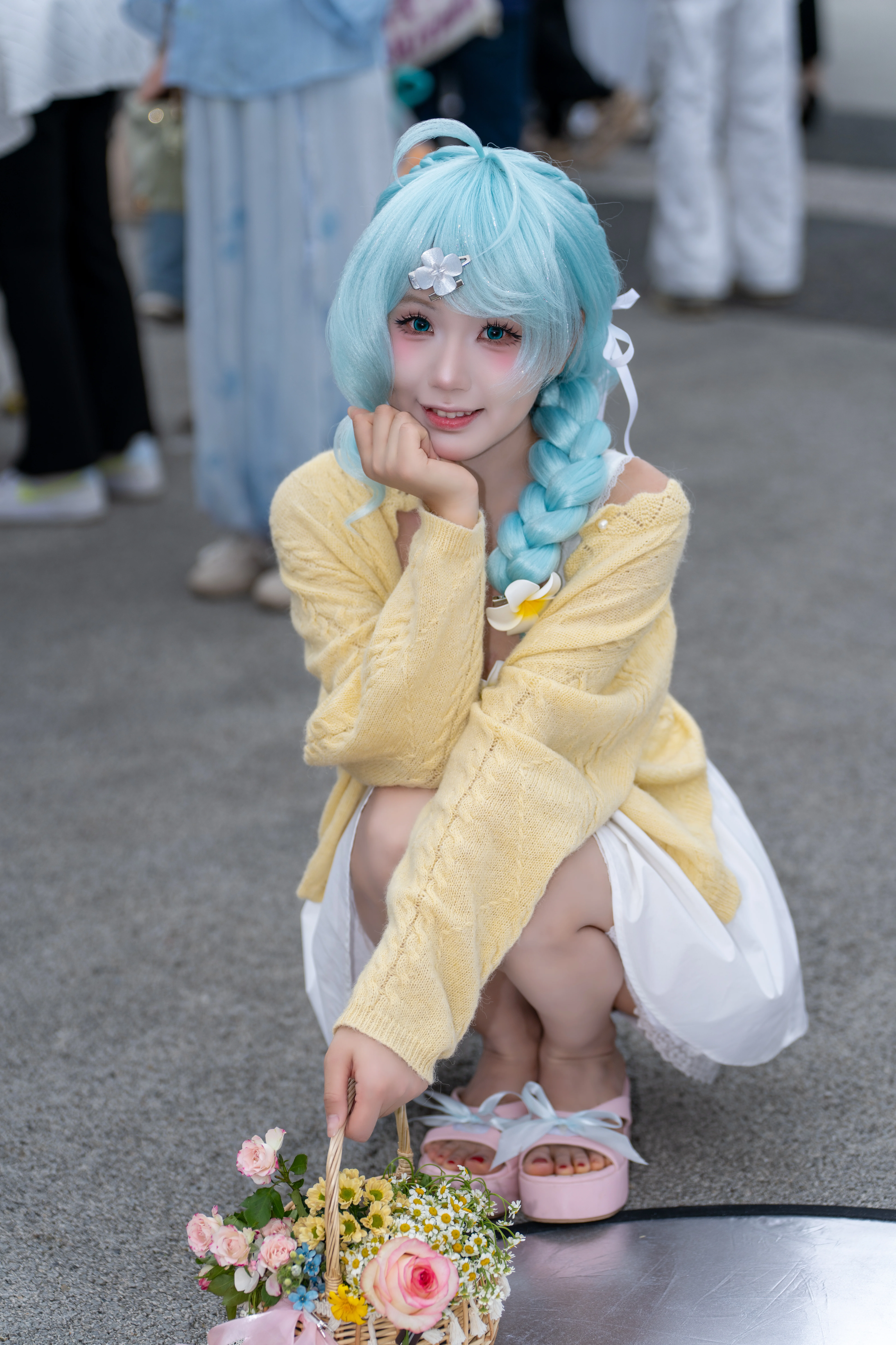 【席德cos】绝区零里的春日蓝发少女