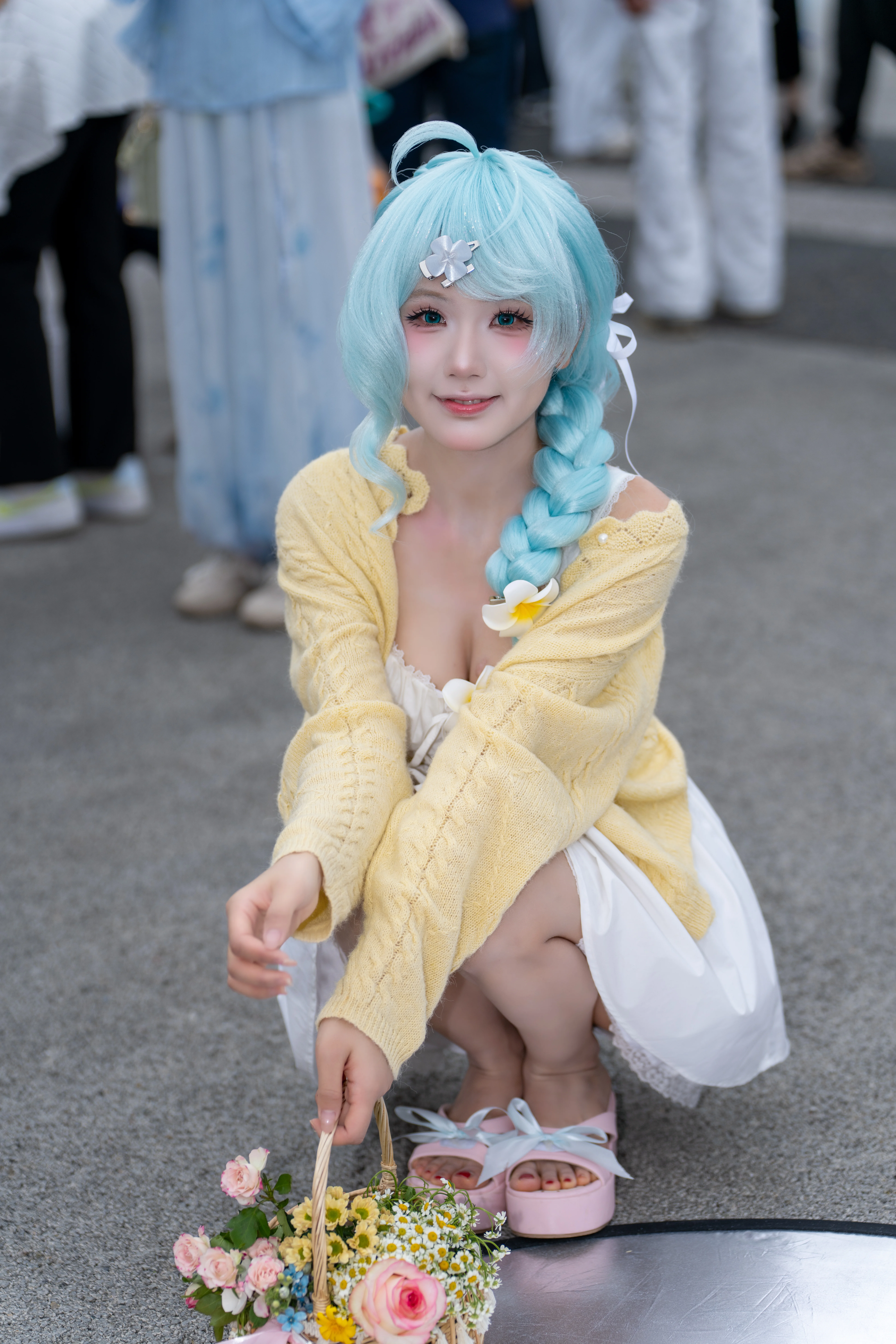 【席德cos】绝区零里的春日蓝发少女 - 第 2 张
