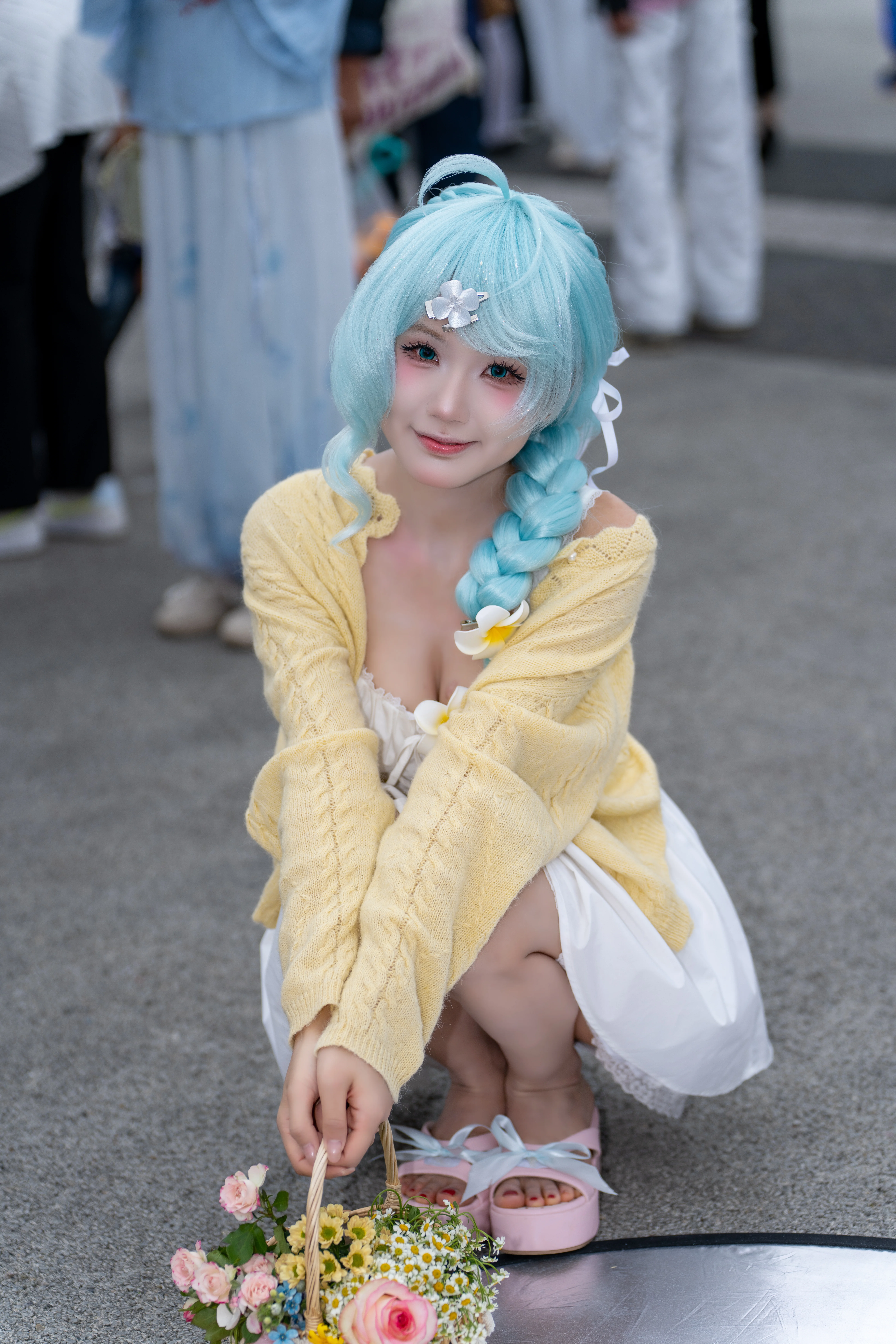 【席德cos】绝区零里的春日蓝发少女 - 第 3 张