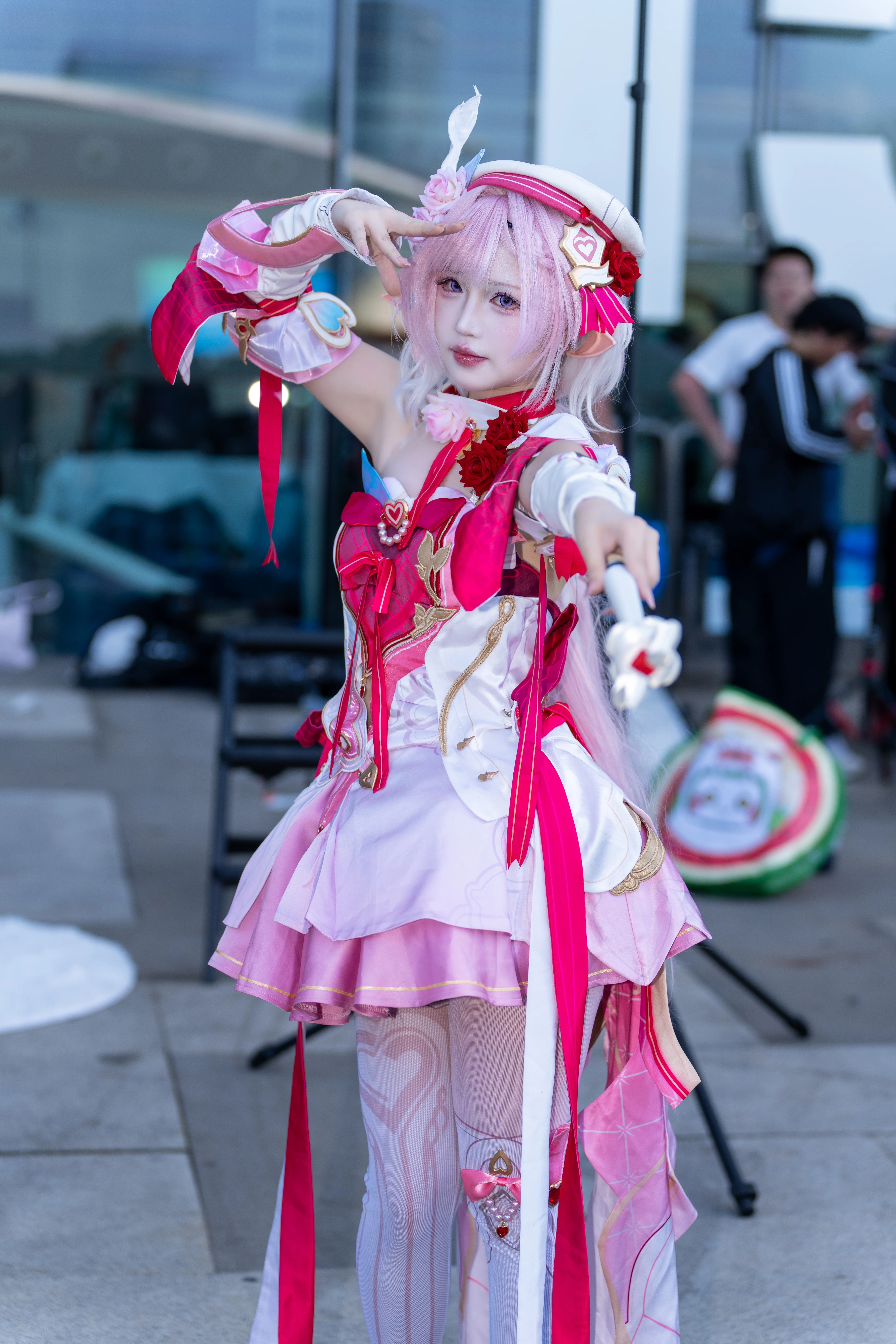 【エリシア コスプレ】崩壊3rdのピンクの愛の神が降臨 - 2 枚目