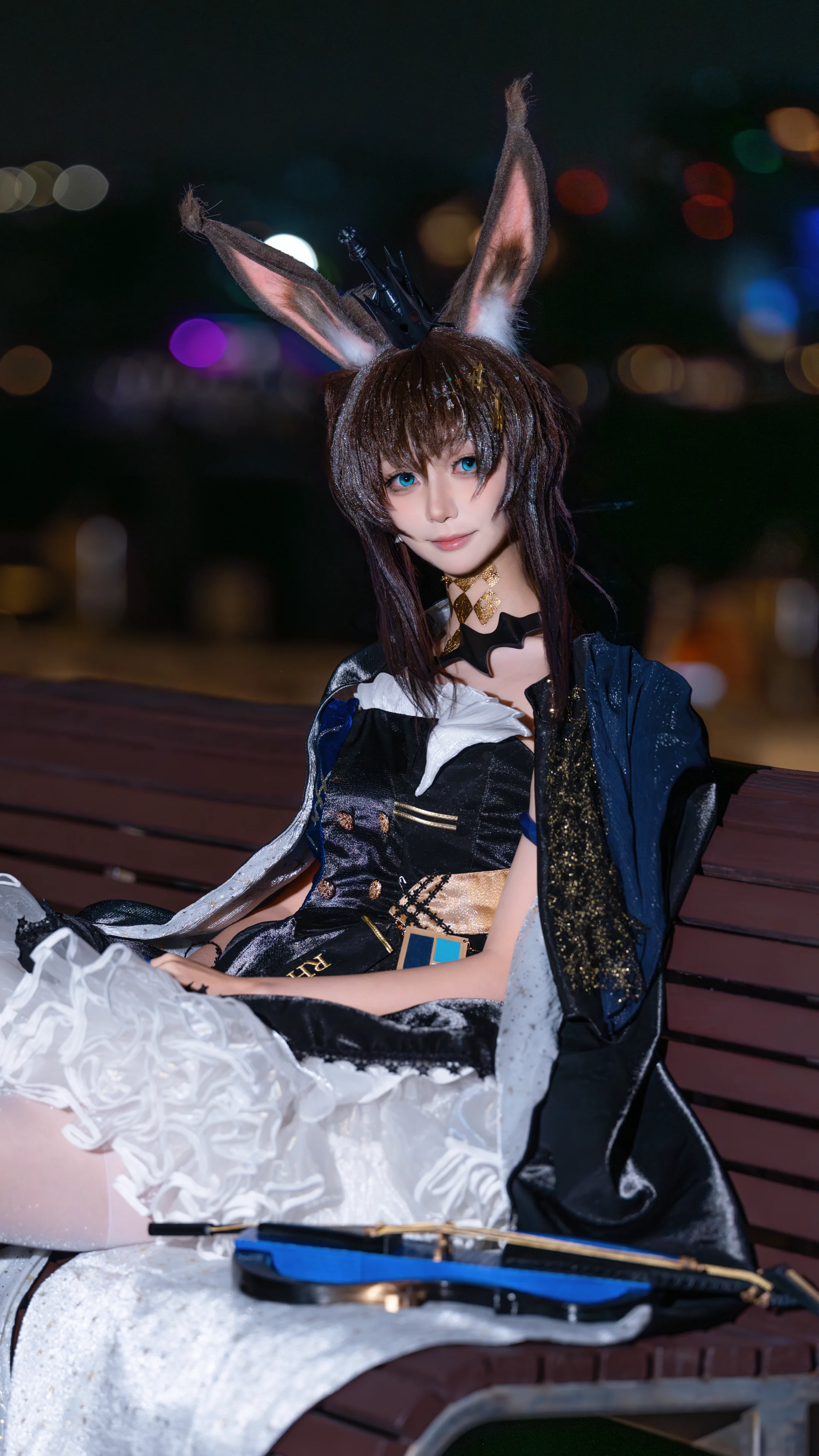 【阿米婭cos】夜風中的音律，穿上這套寰宇獨奏的感想 - 第 3 張