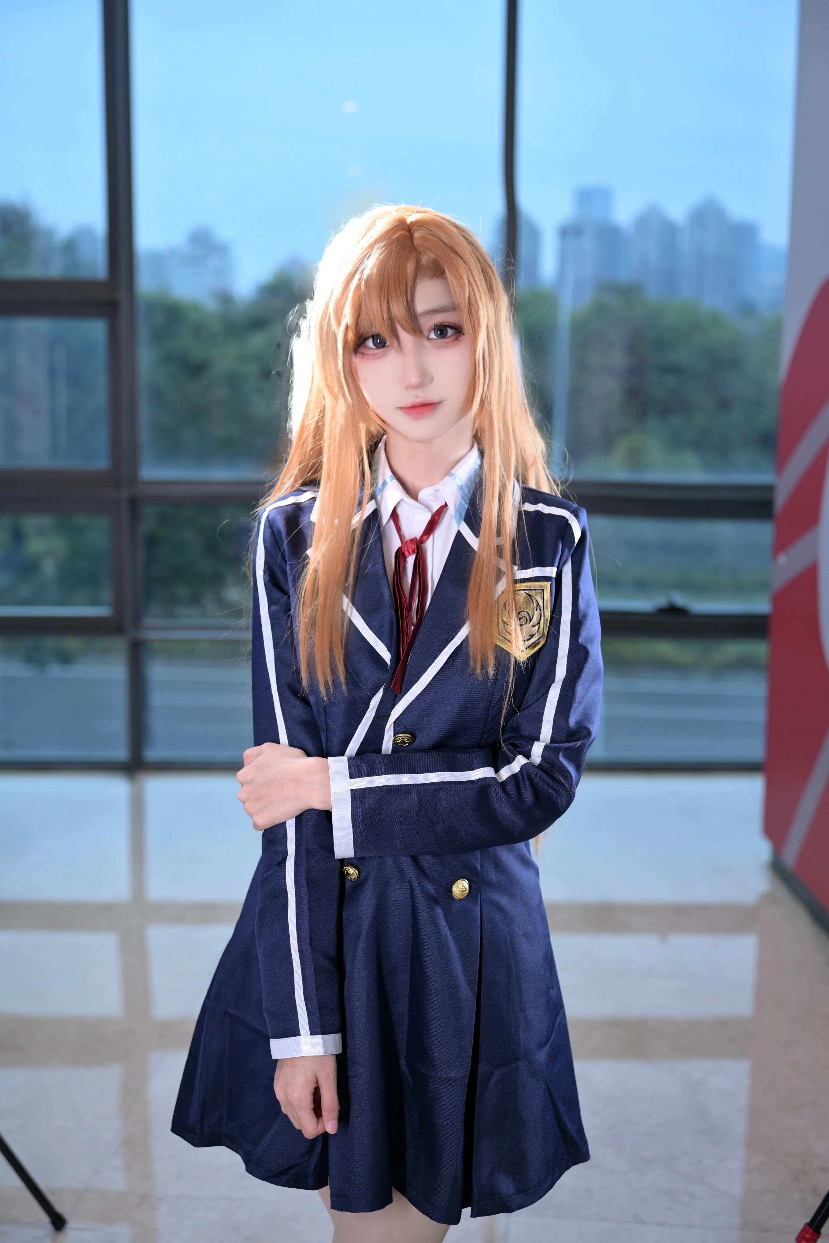 【アスナ コスプレ】ソードアート・オンラインの制服に身を包み、結城明日奈の学園生活をもう一度