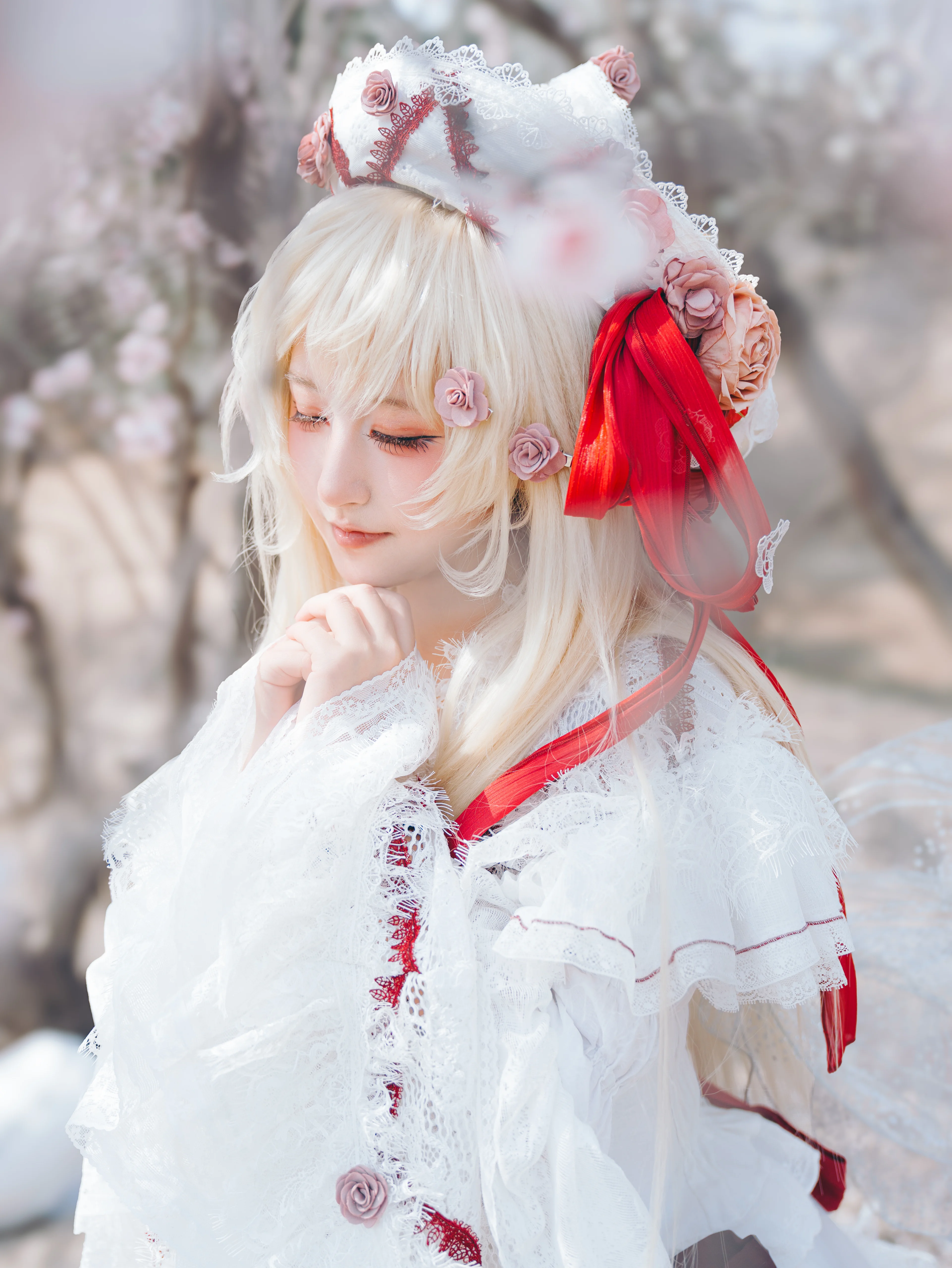 【莉莉霍瓦特cos】東方Project早春外景，櫻花林間的精靈氣息 - 第 1 張
