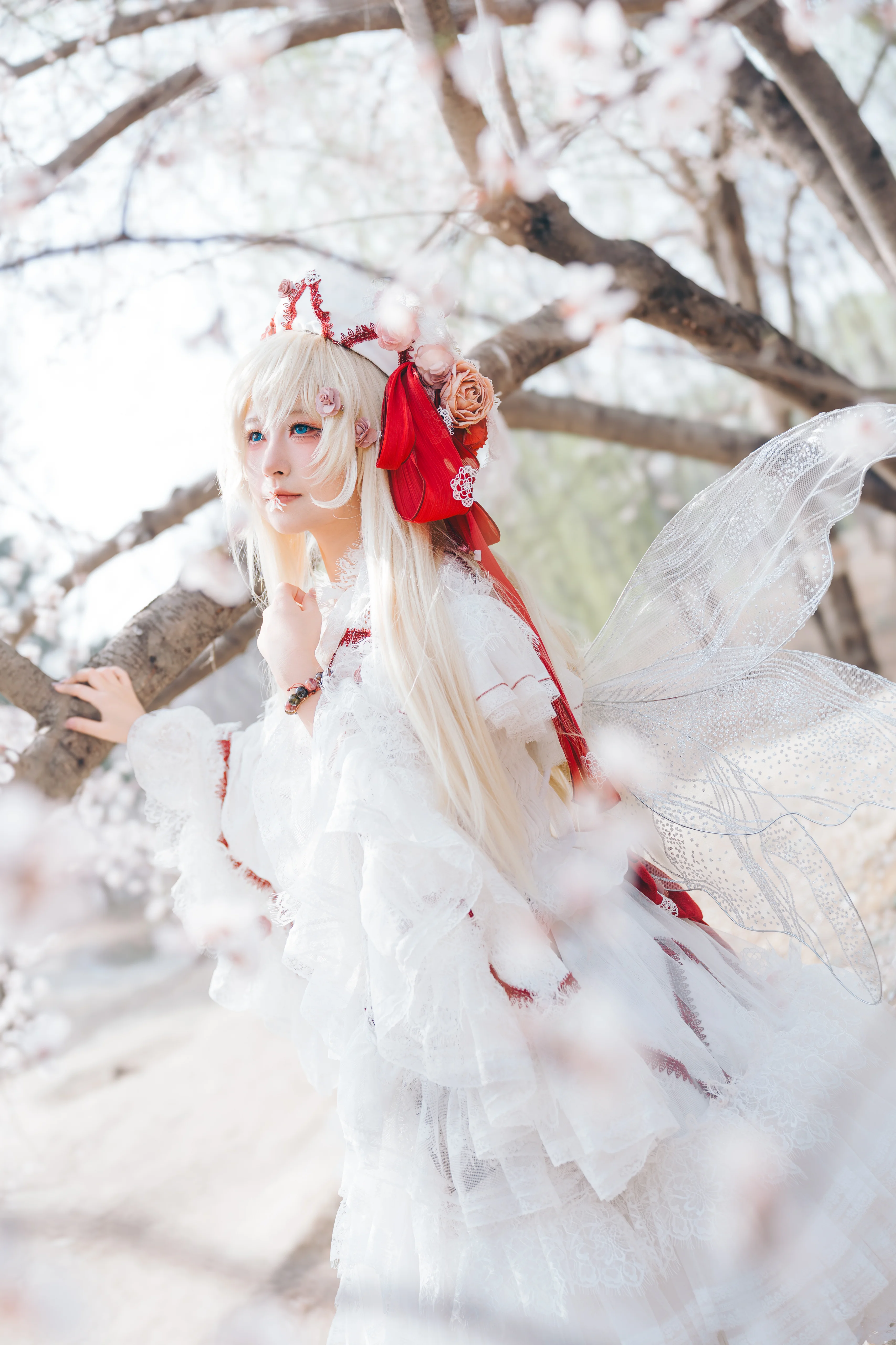 【莉莉霍瓦特cos】東方Project早春外景，櫻花林間的精靈氣息 - 第 3 張