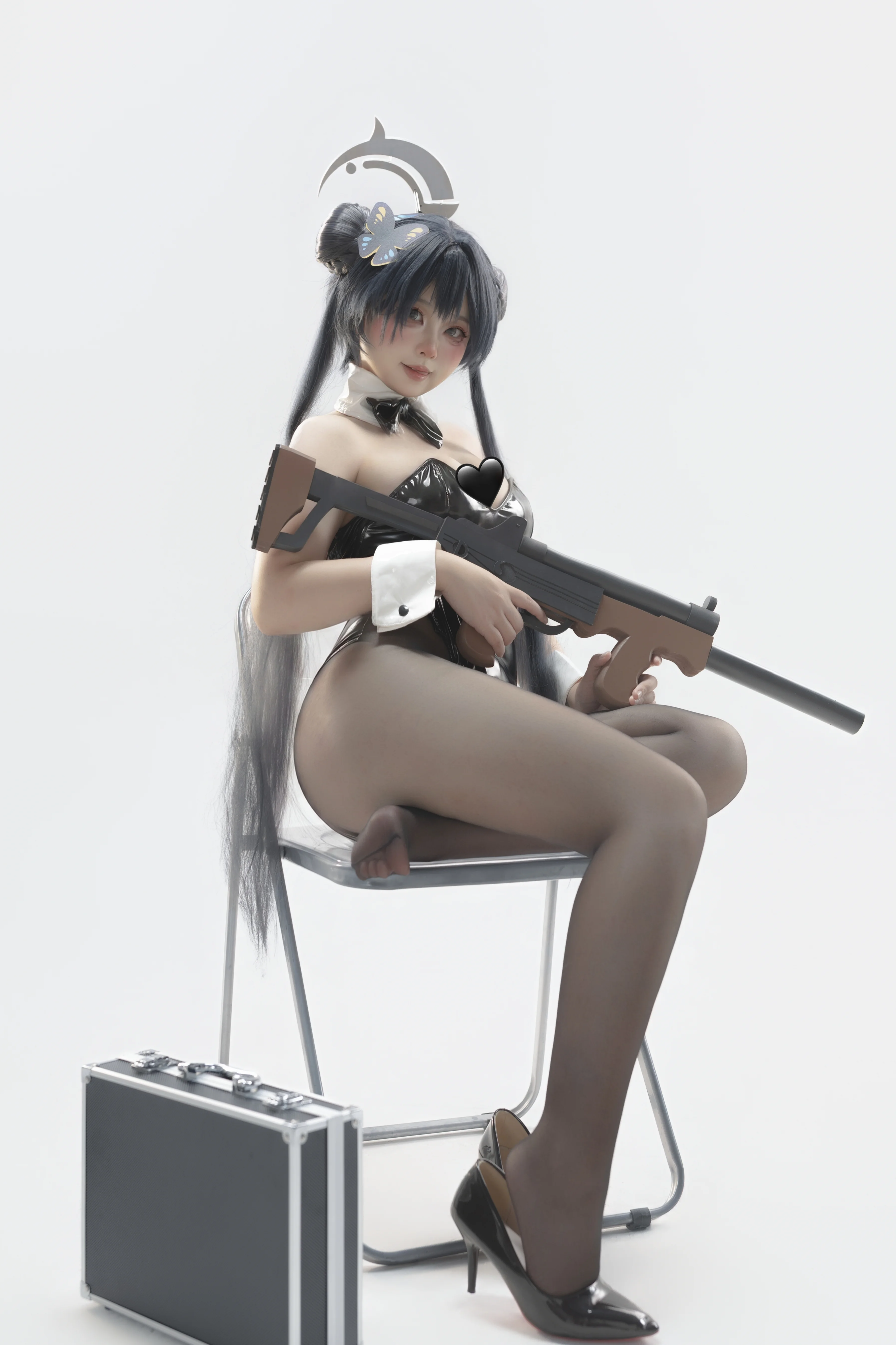 【妃咲cos】蔚蓝档案兔女郎，鱼骨支撑的完美版型