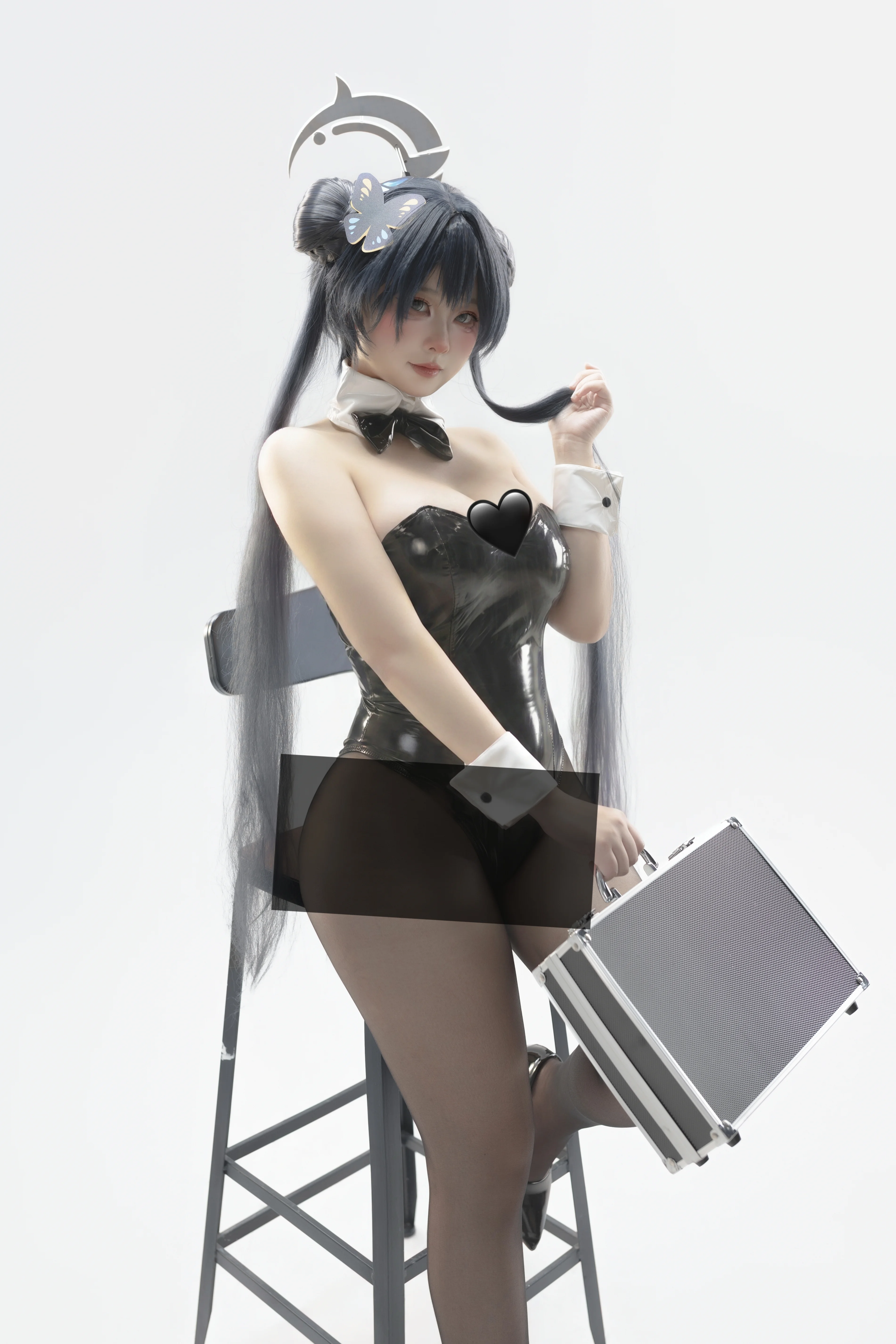 【妃咲cos】蔚蓝档案兔女郎，鱼骨支撑的完美版型 - 第 2 张