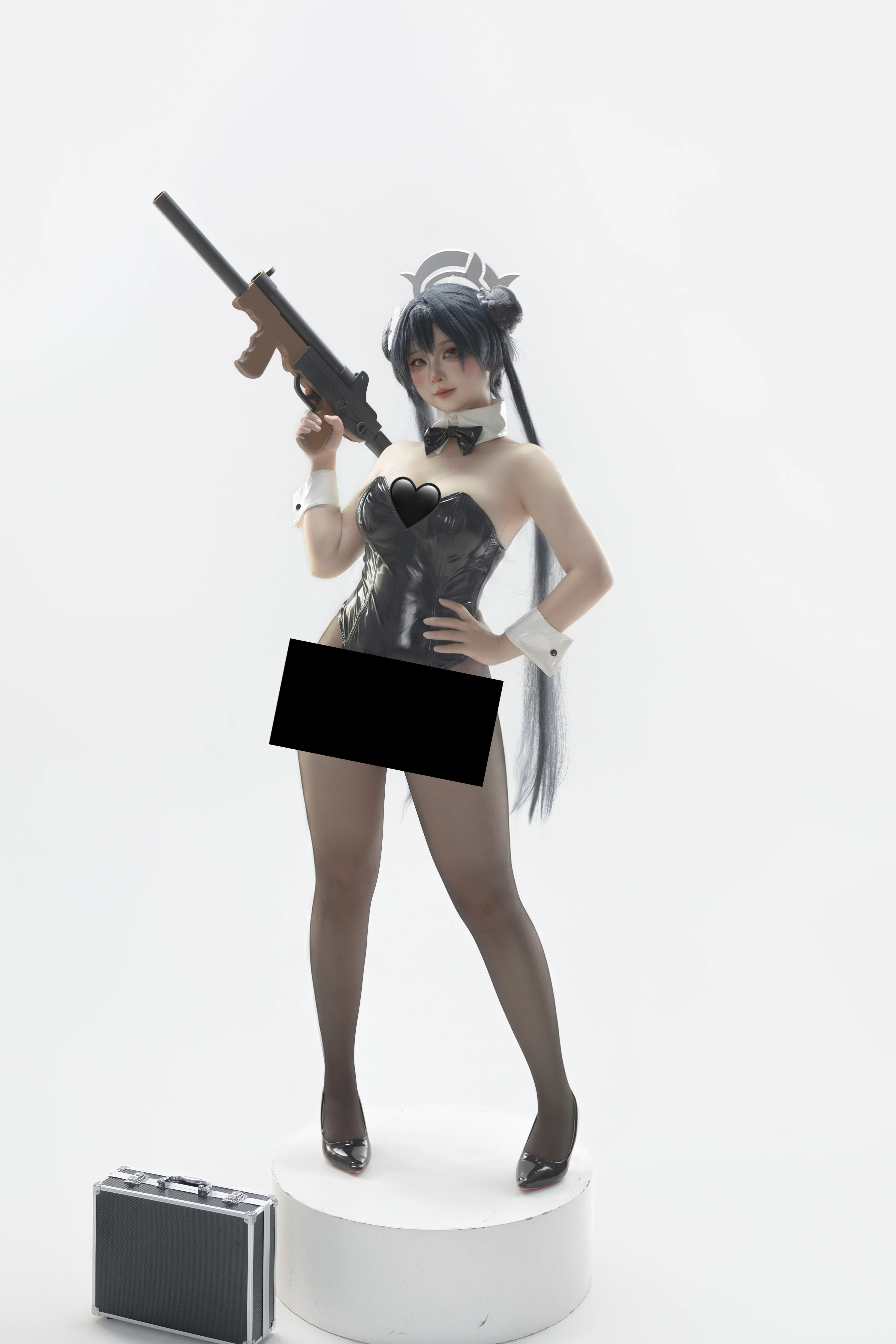 【妃咲cos】蔚蓝档案兔女郎，鱼骨支撑的完美版型 - 第 3 张
