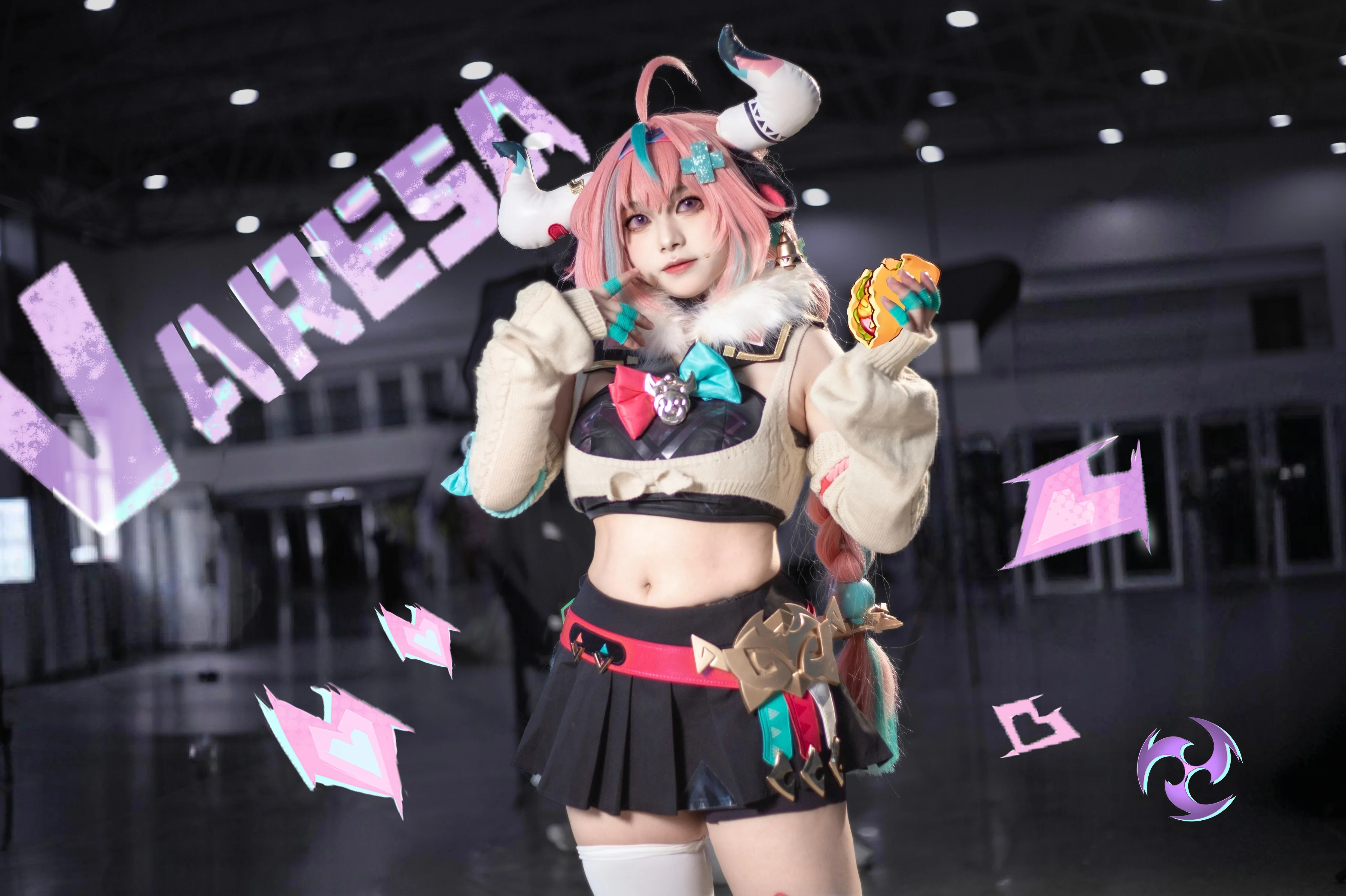 【瓦蕾莎cos】原神，炬照我名，焚灭恶夜 - 第5张