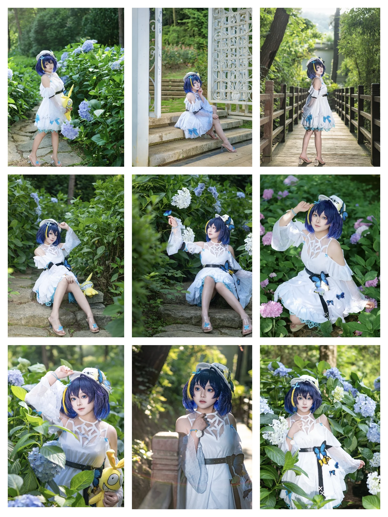 【希兒cos】崩壞三夏雪鈴蘭，初夏的繡球花海 - 第 1 張