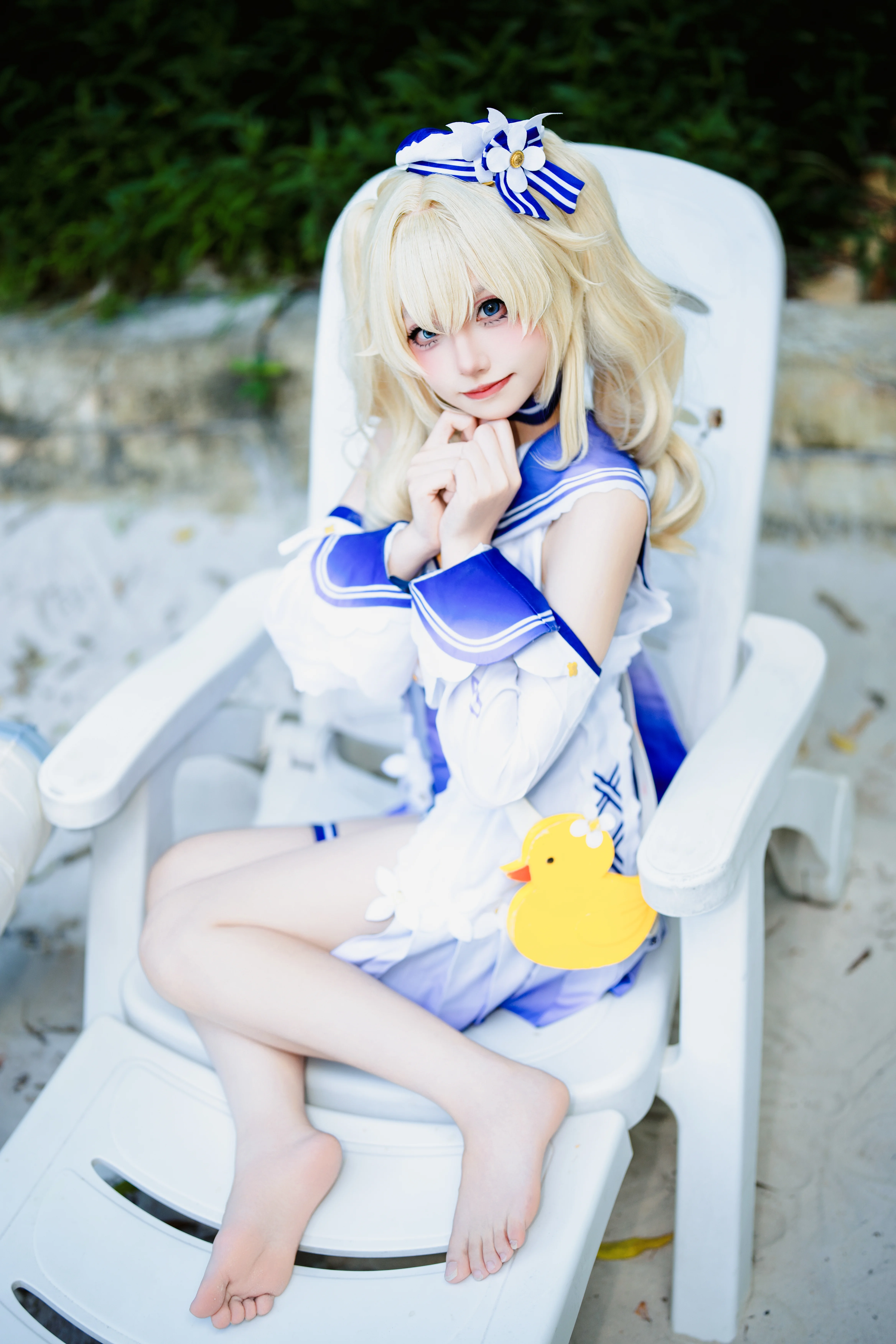【芭芭拉cos】在长隆水上乐园还原原神的治愈夏日 - 第5张