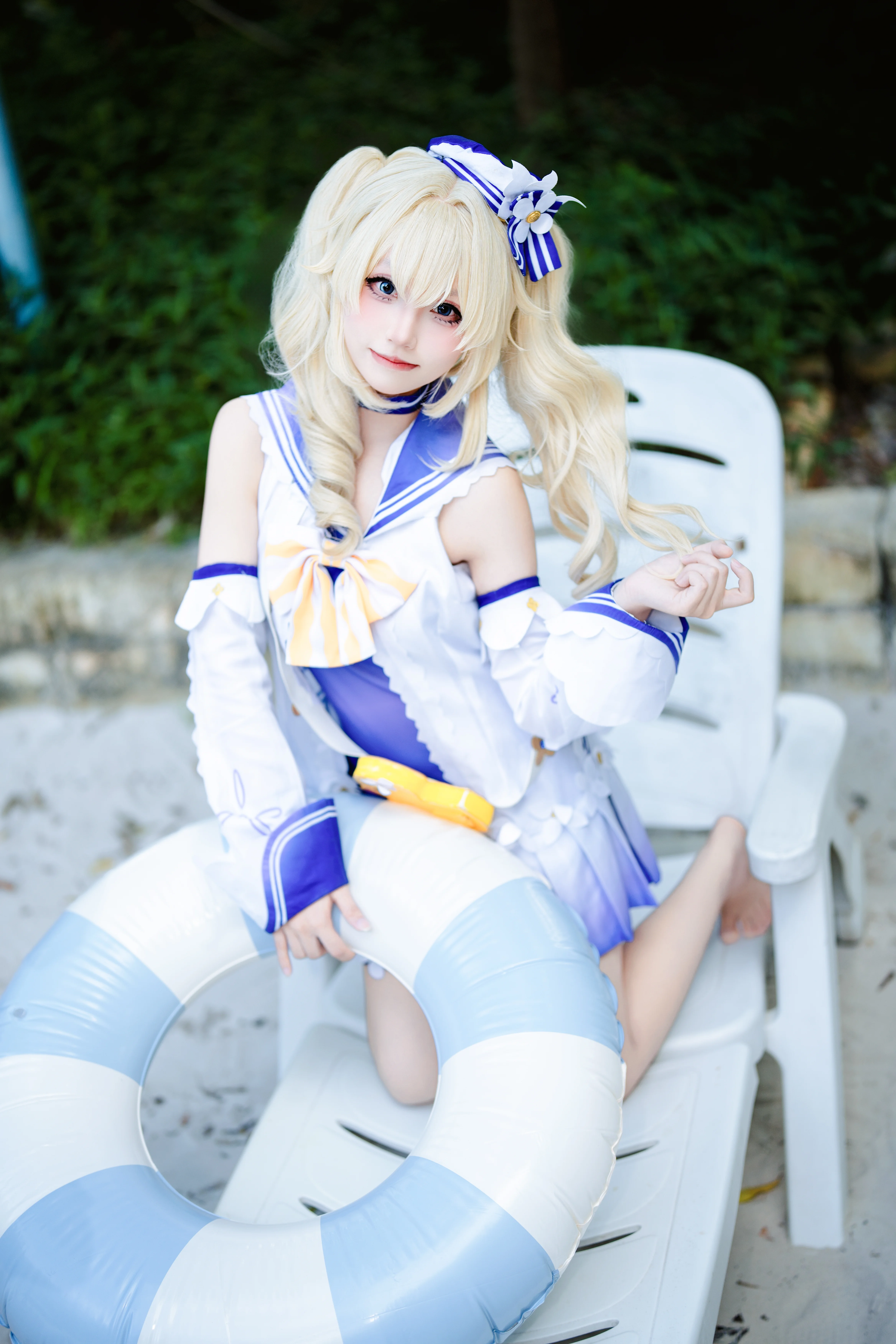【芭芭拉cos】在长隆水上乐园还原原神的治愈夏日 - 第6张