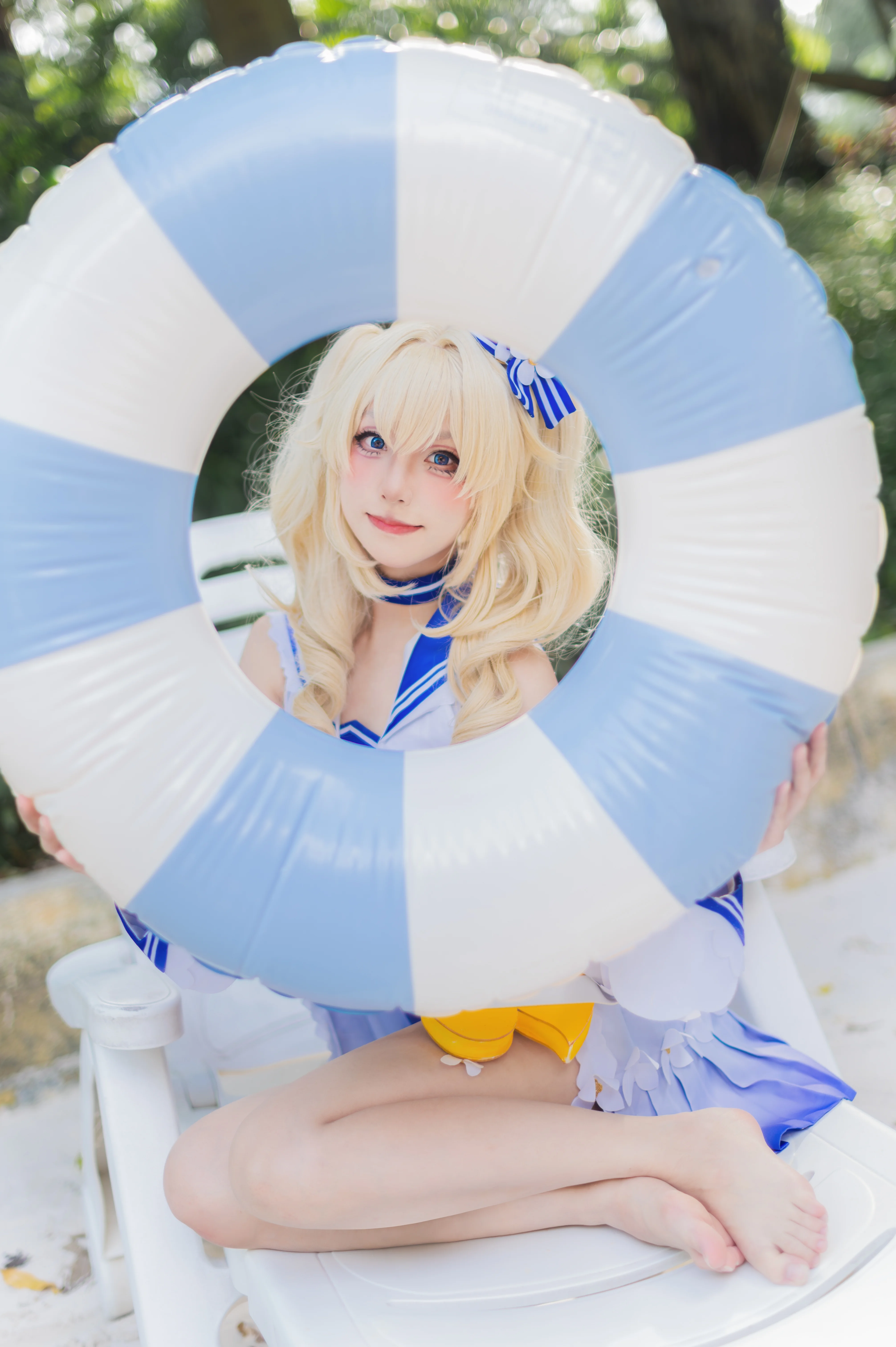 【芭芭拉cos】在长隆水上乐园邂逅夏日元气偶像 - 第4张