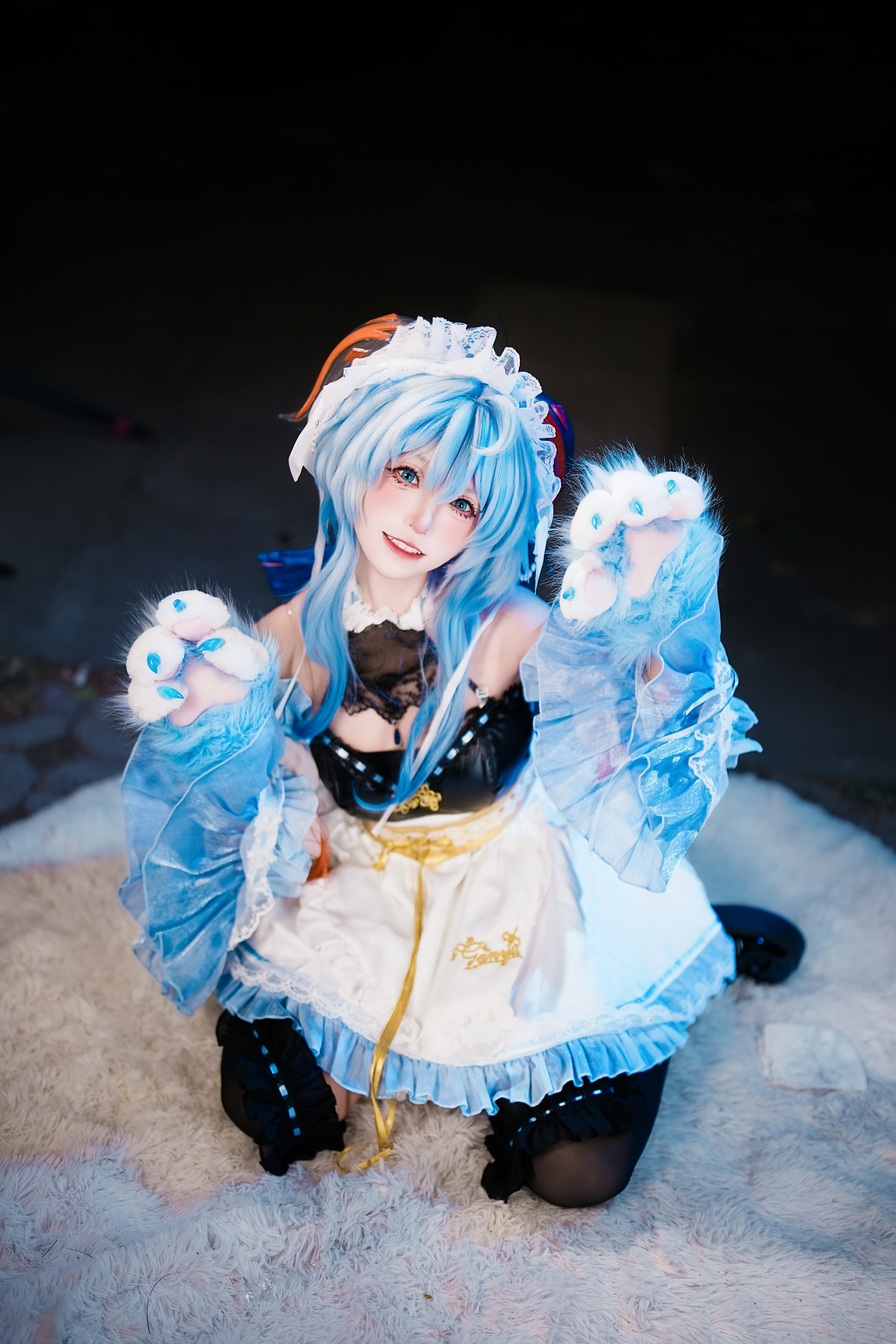 【甘雨cos】原神角色新造型，在清冷中融入女仆装的甜美 - 推荐阅读封面