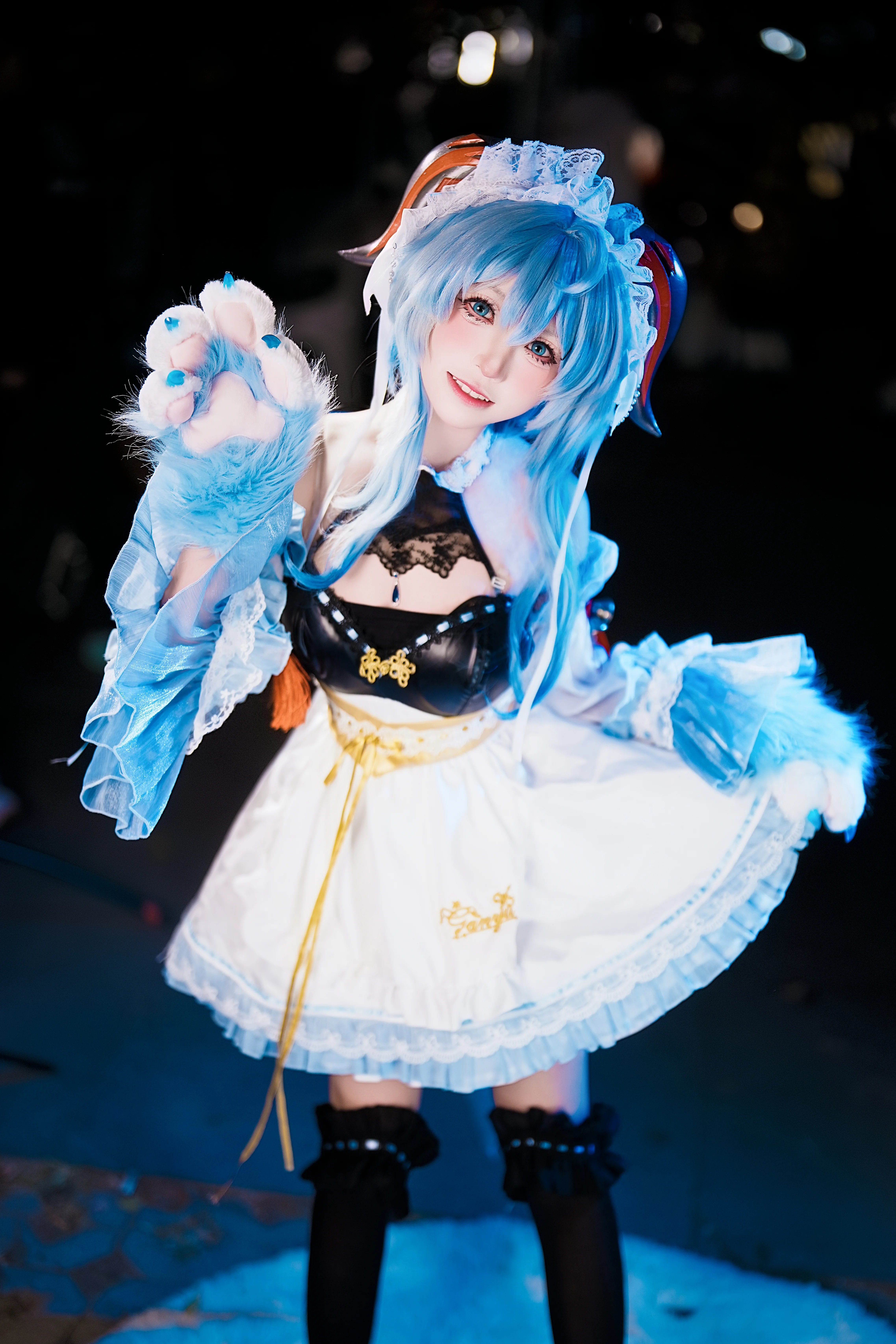 【甘雨cos】变身蓝莓小蛋糕，解锁璃月最甜的职场日常 - 第4张