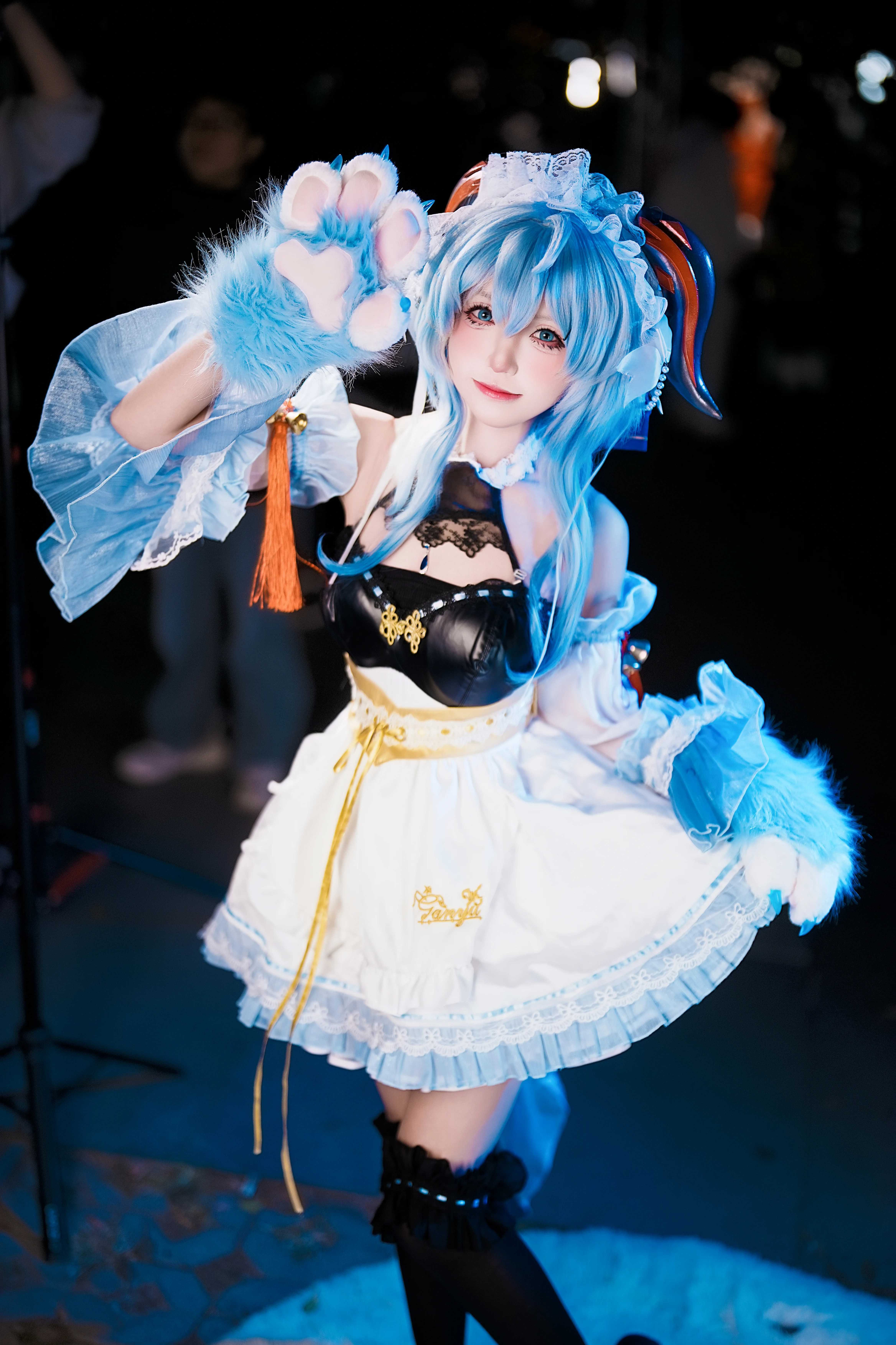 【甘雨cos】变身蓝莓小蛋糕，解锁璃月最甜的职场日常 - 第6张