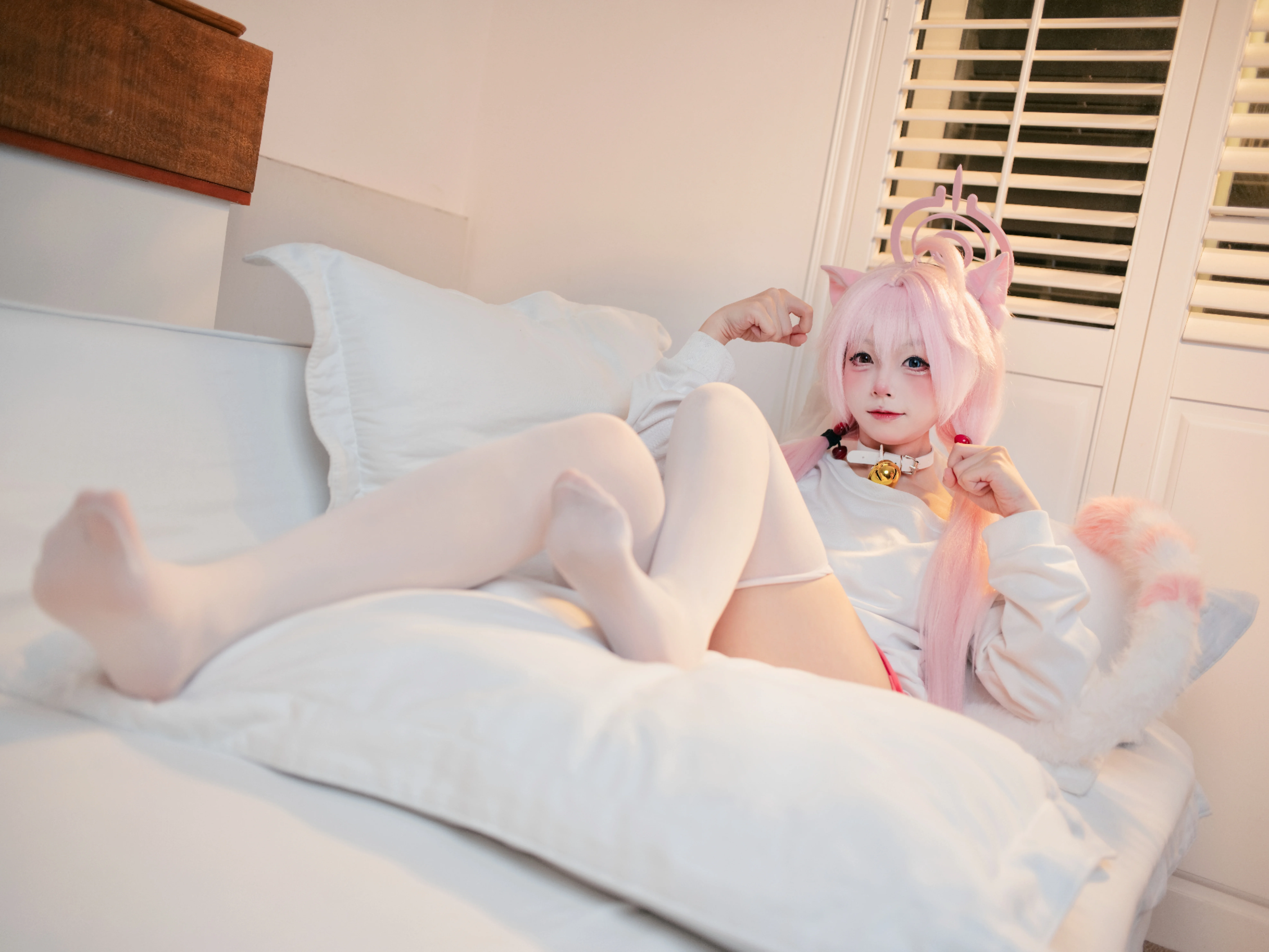 【小鸟游星野cos】蔚蓝档案里的慵懒猫猫日常 - 第 3 张
