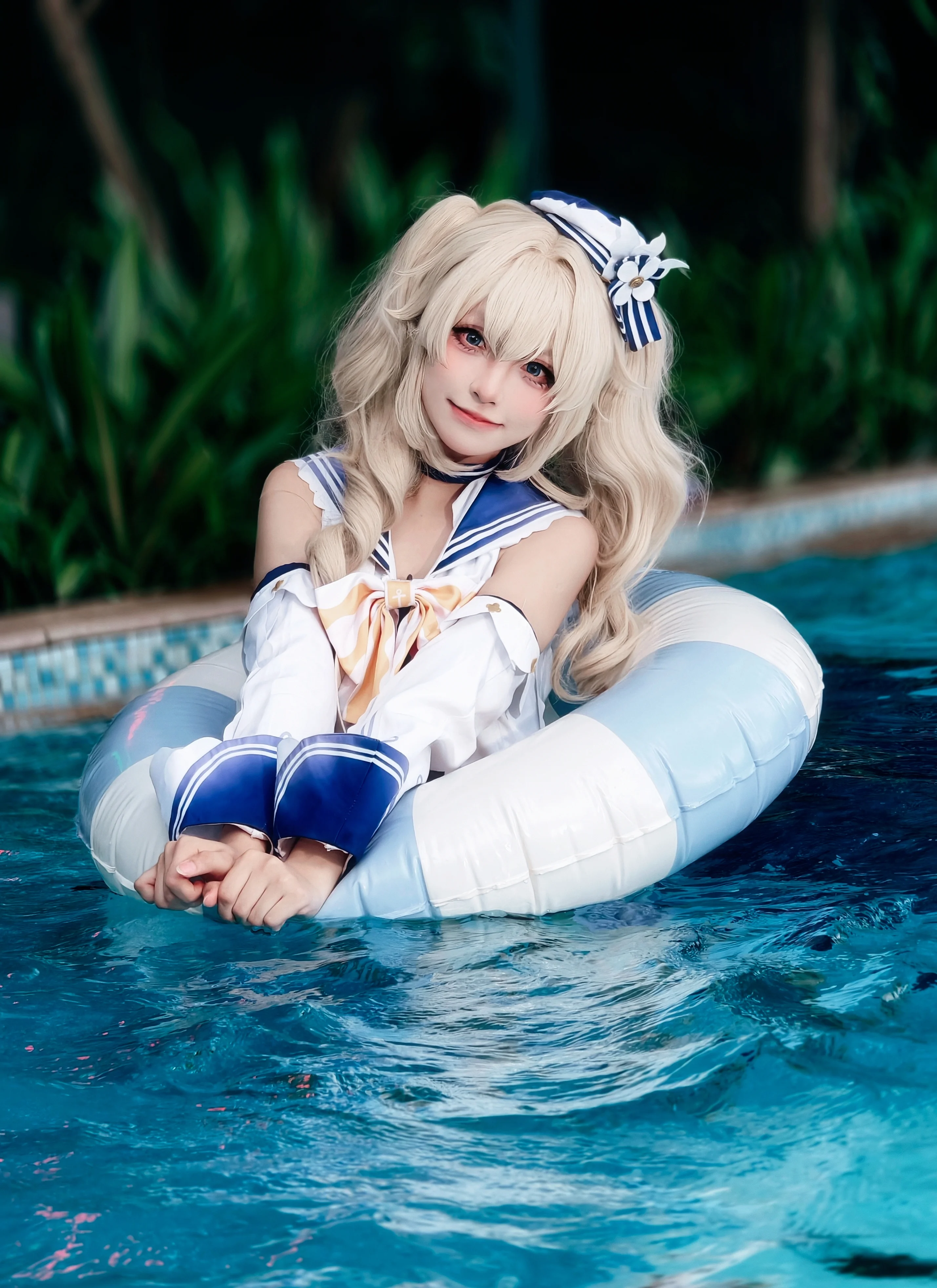 【芭芭拉cos】原神芭芭拉的夏日泳装记录 - 第 2 张