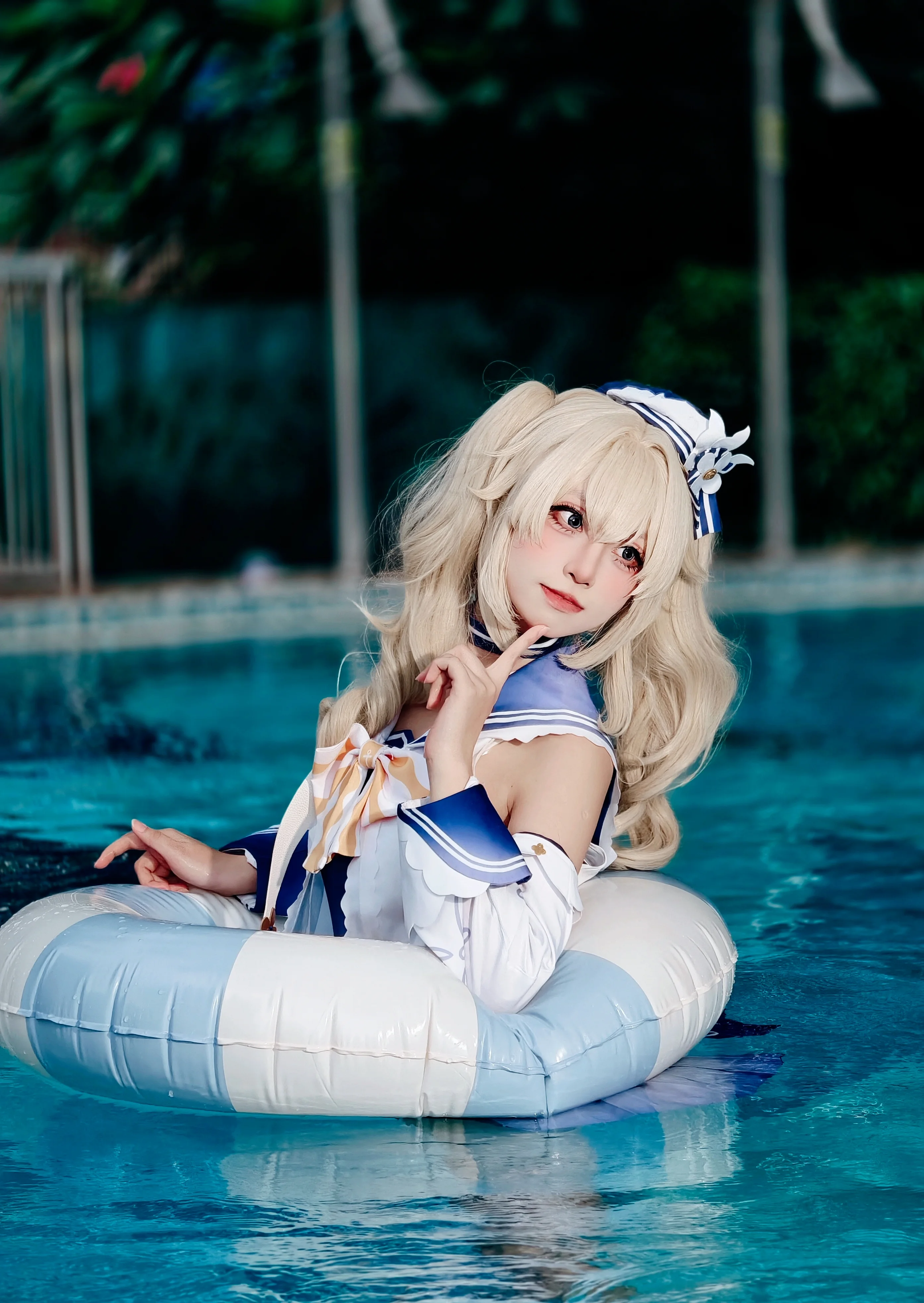 【芭芭拉cos】原神芭芭拉的夏日泳装记录