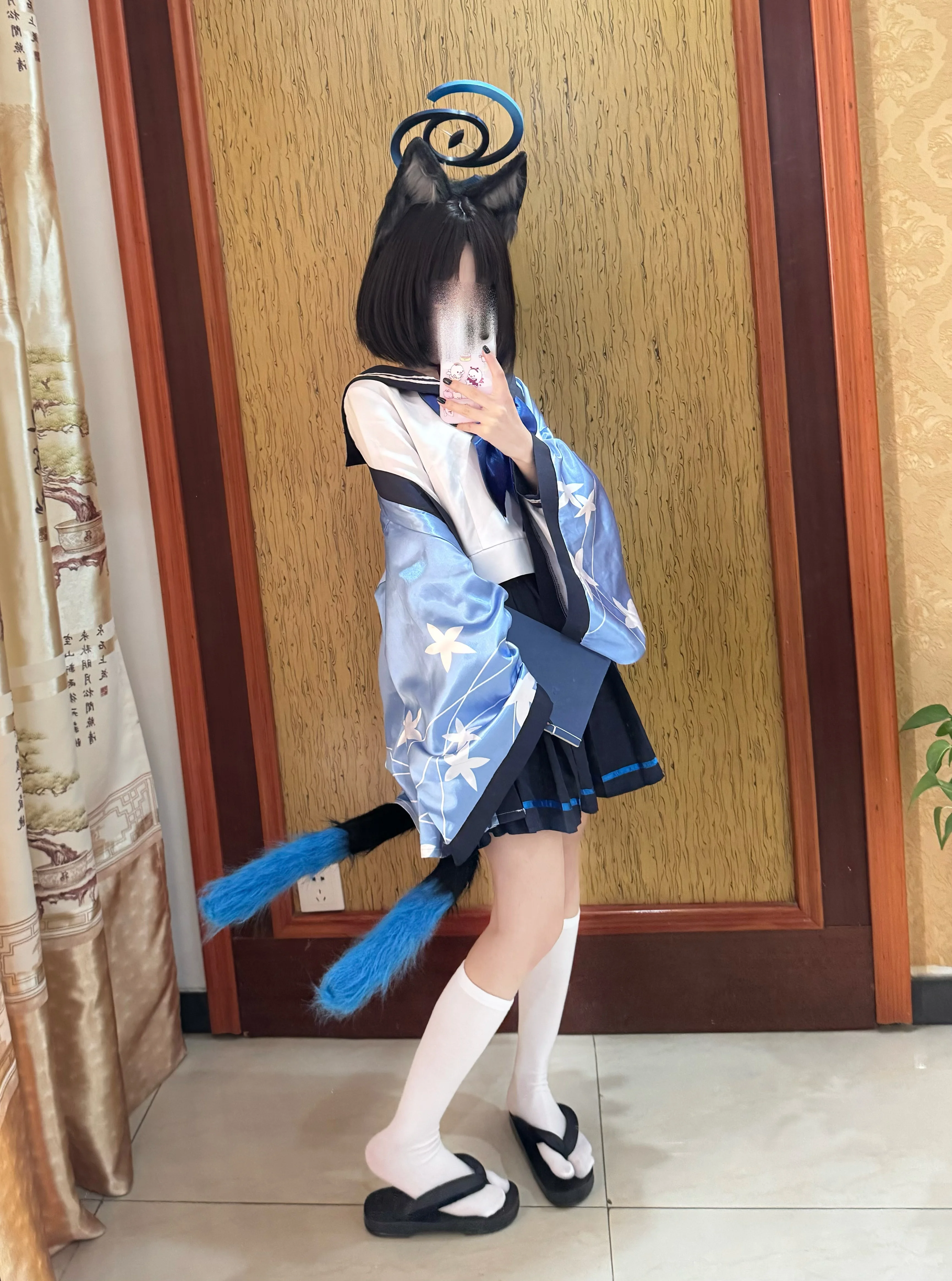 【桐生桔梗cos】漫步在《蔚蓝档案》的星辰之下 - 第2张