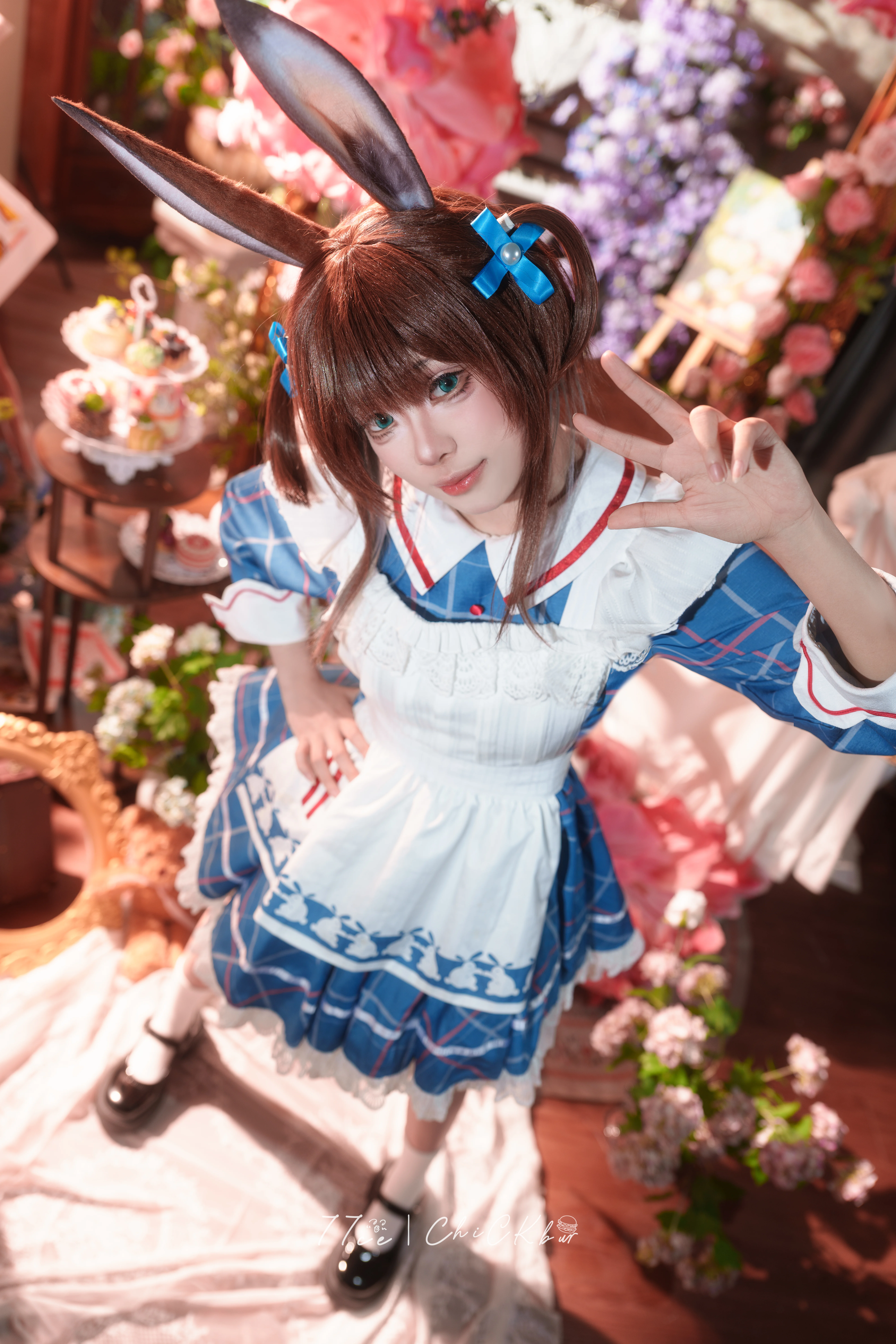 广州高质感兔耳与旗袍风格cosplay分享