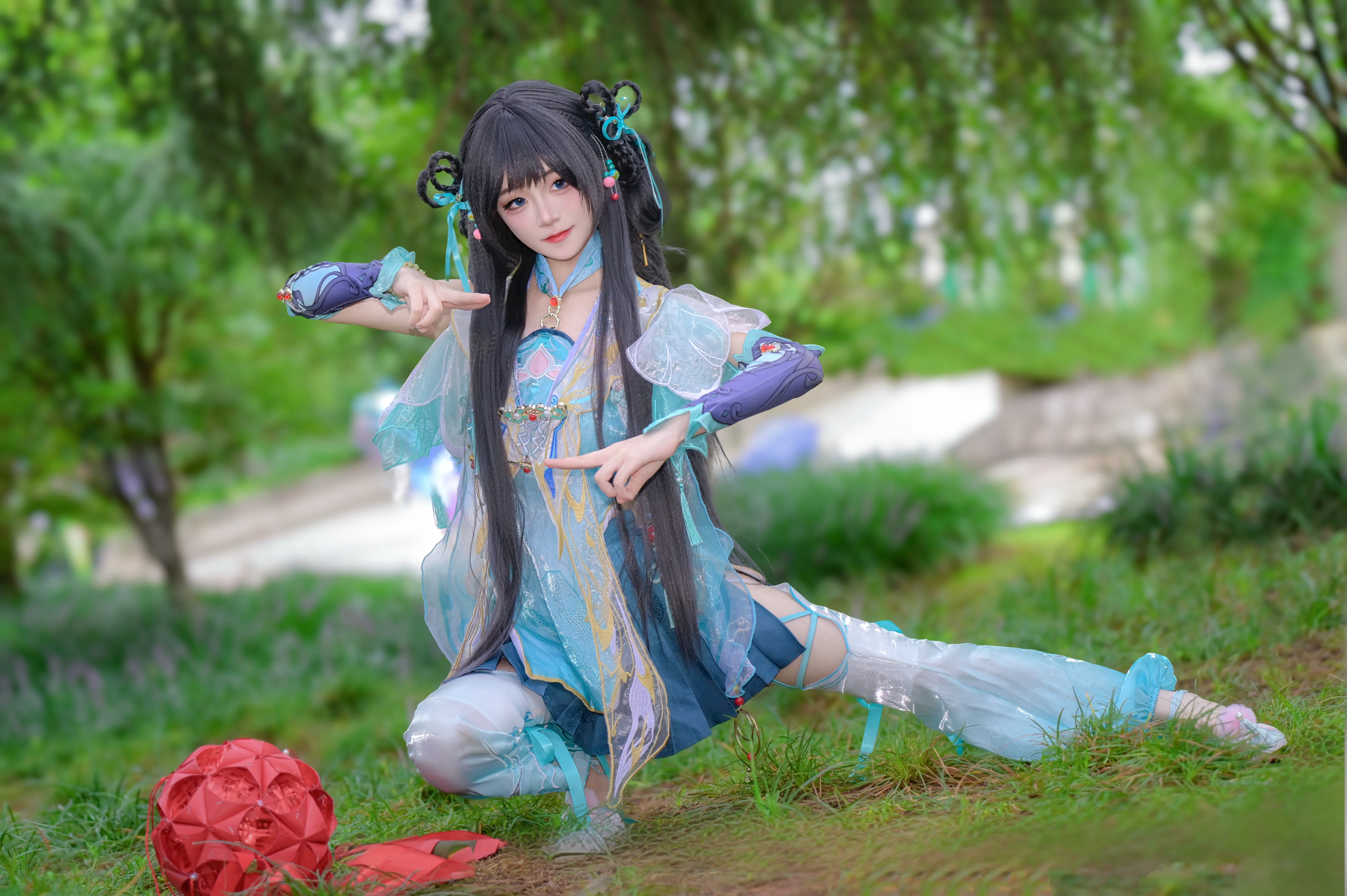 【蓝梦cos】灵动捕捉永劫无间的空灵美感 - 第 3 张