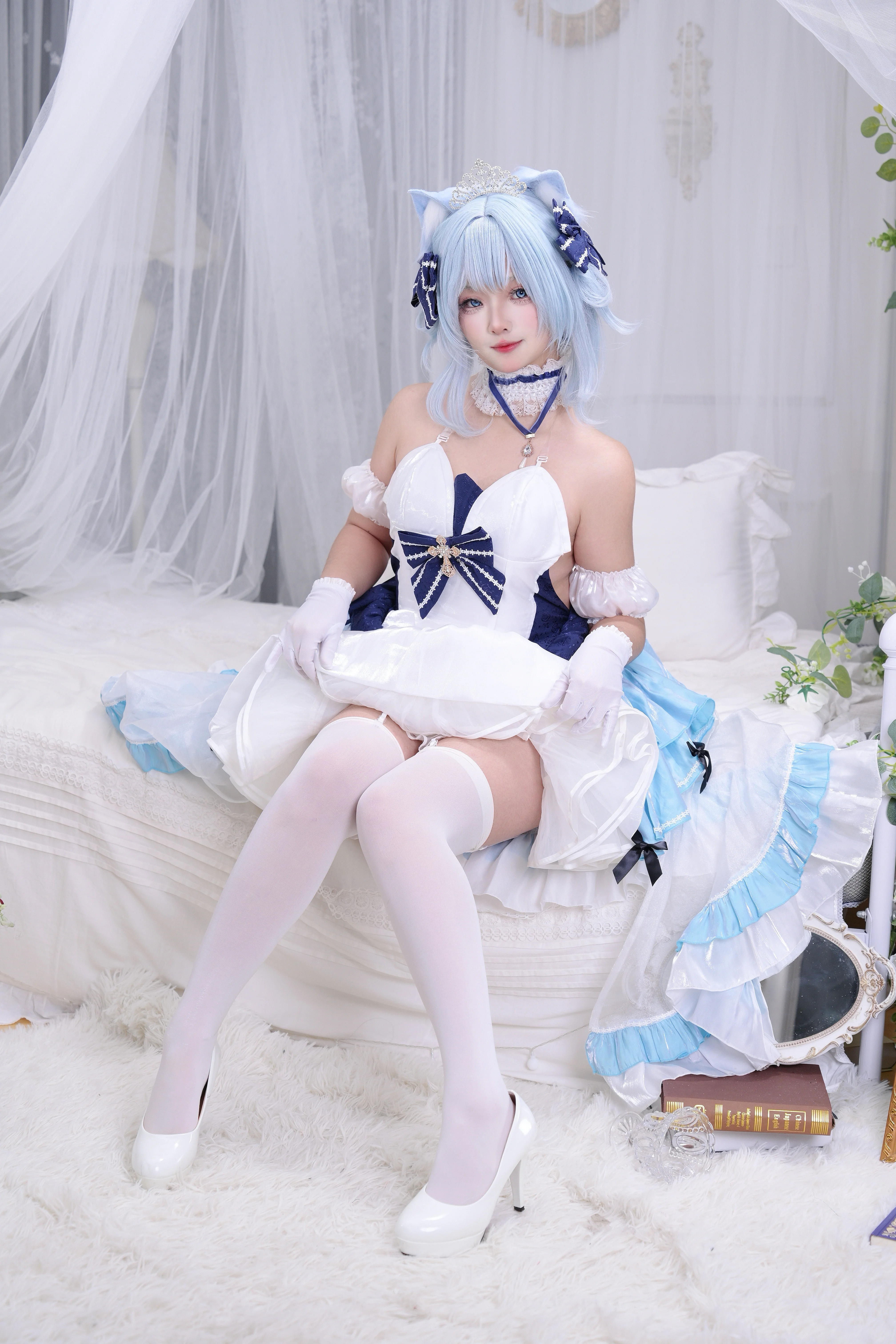 [Suzunami cosplay] A Quiet Moment Before the Sakura Empire Ball in Azur Lane