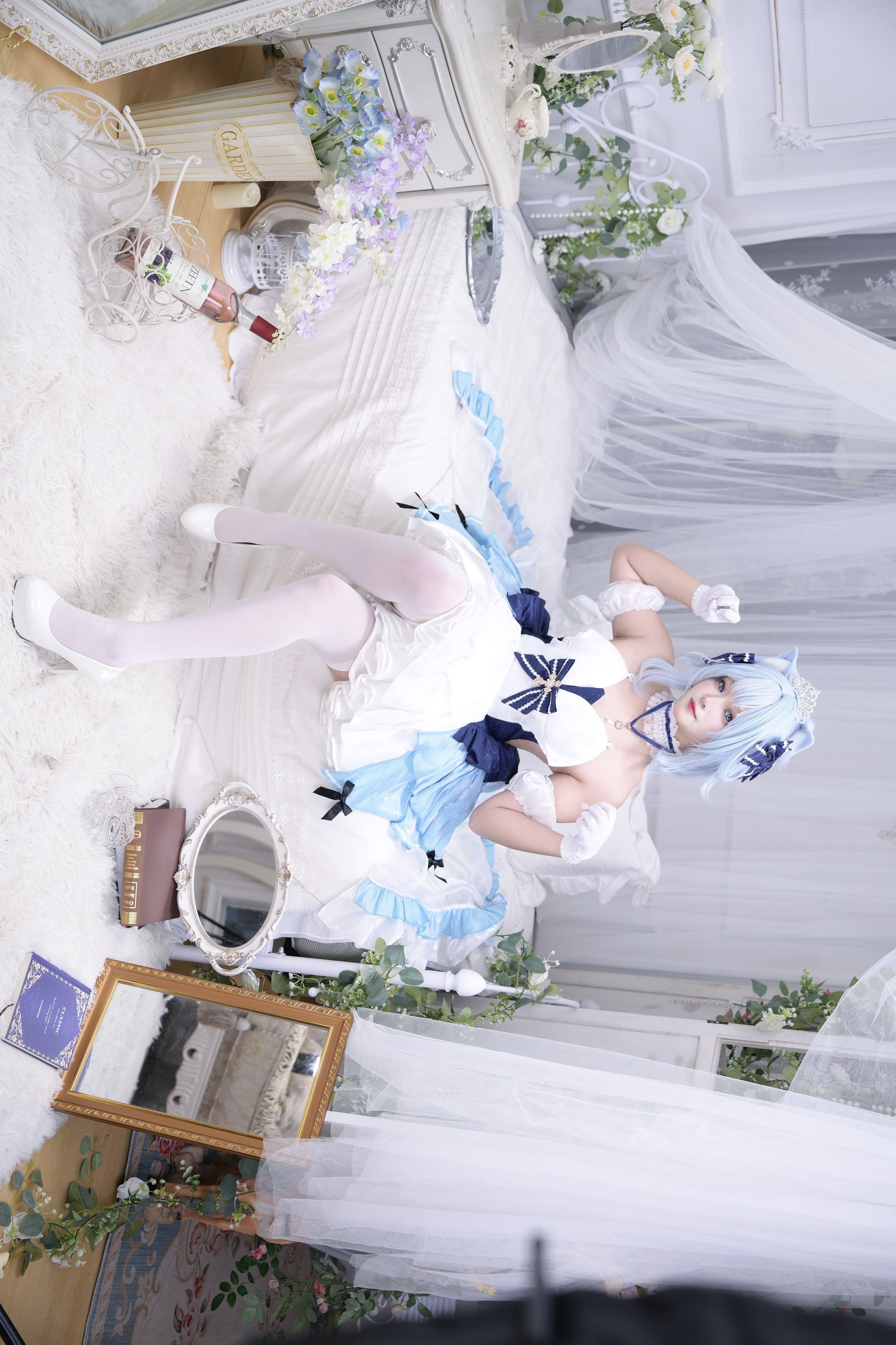 【涼波 コスプレ】アズールレーン、重桜の舞踏会を前にした静謐なひととき - 5 枚目