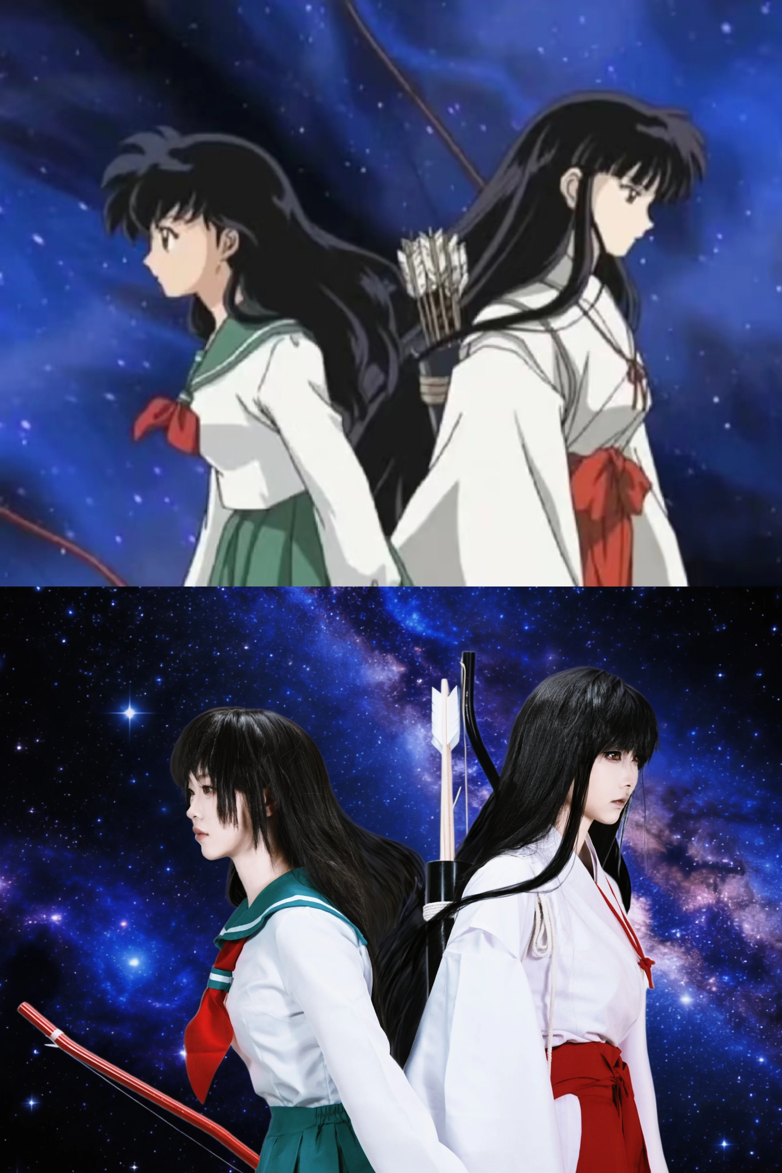 【桔梗与戈薇cos】前世今生的牵绊，在犬夜叉的世界里重逢 - 第 9 张