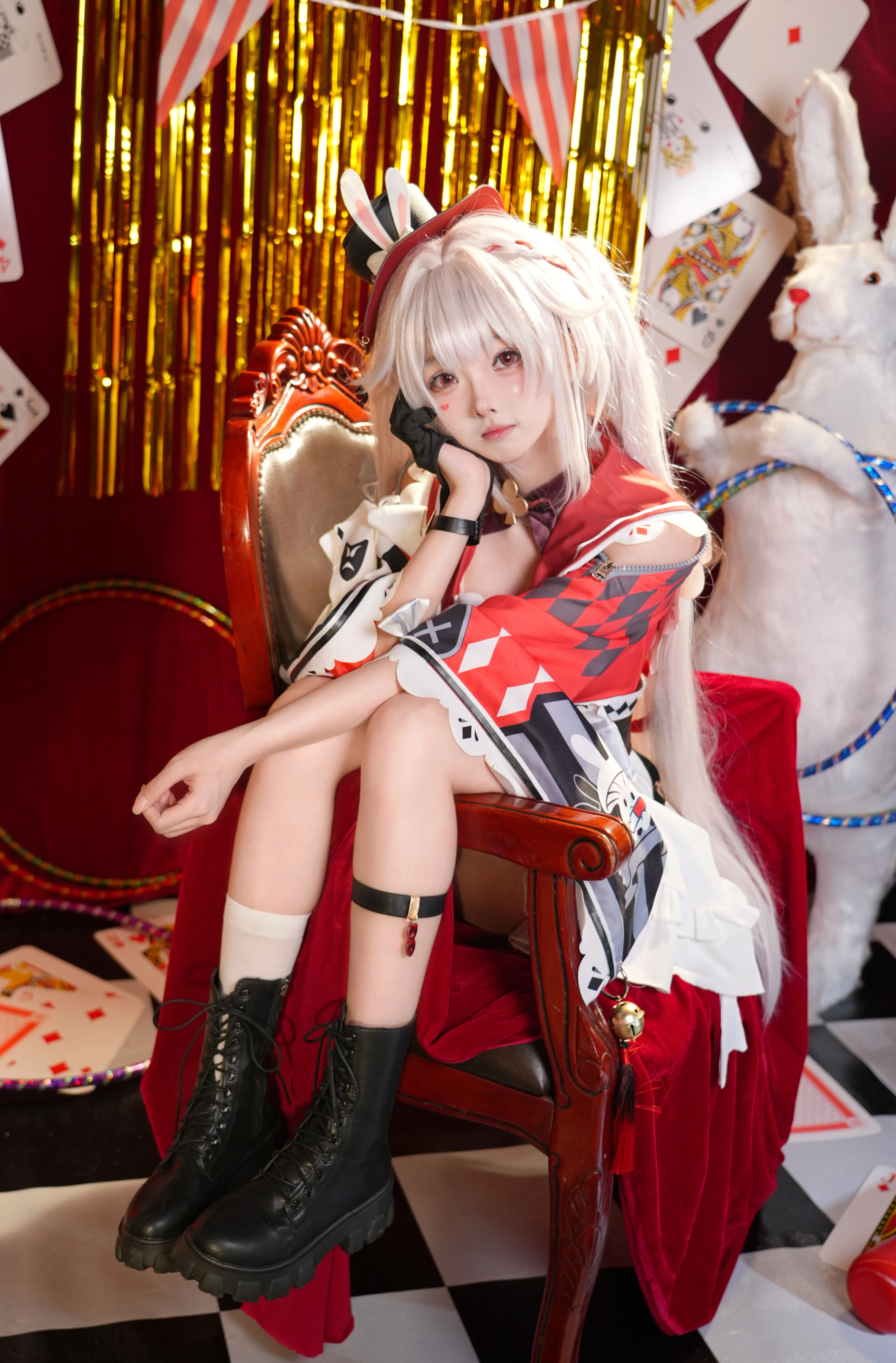 【火花cos】崩坏：星穹铁道的红色华丽瞬间 - 第2张