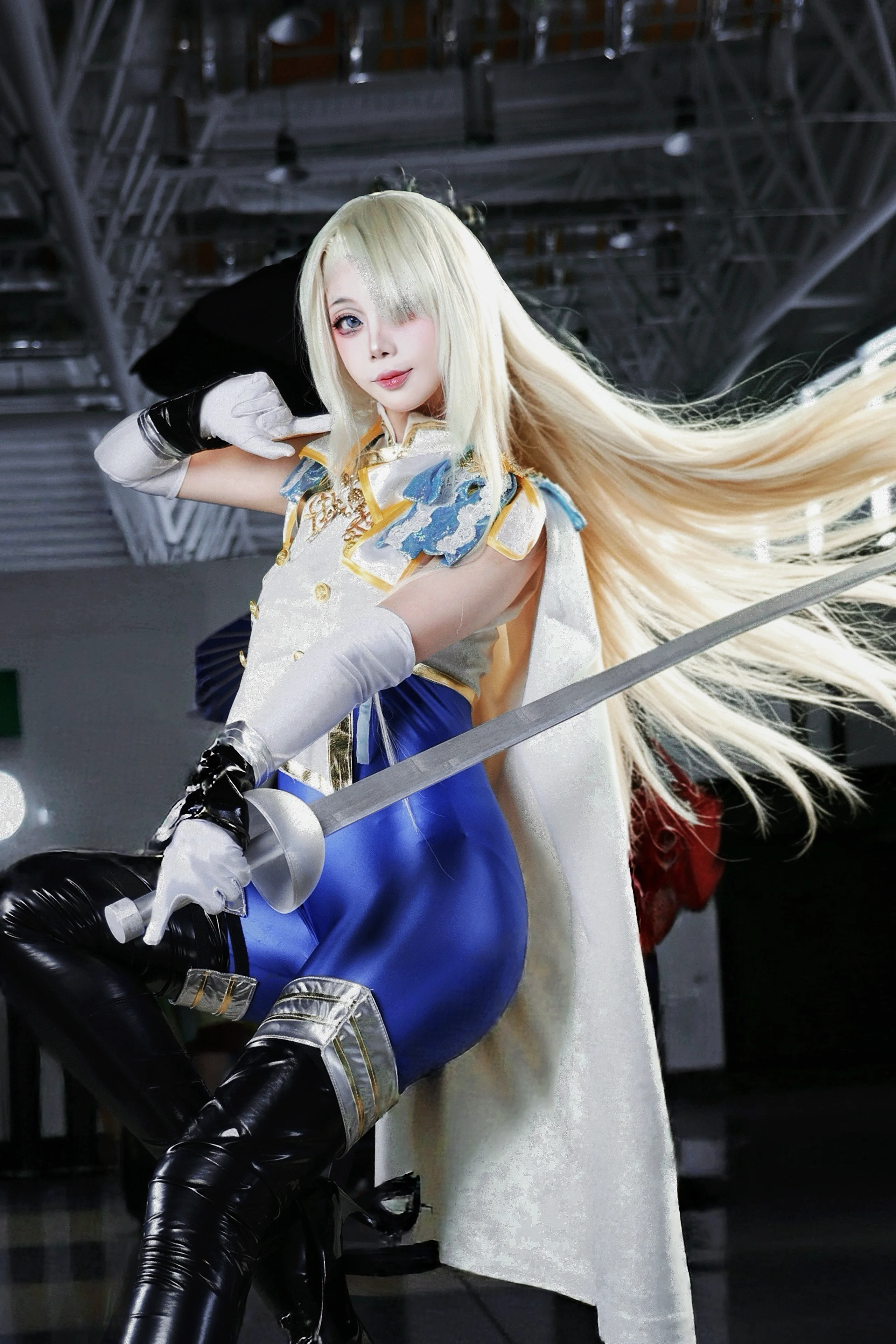【ウィルヘルミナコスプレ】『ブラウンダスト2』の優雅な剣士、イベント実写 - 2 枚目