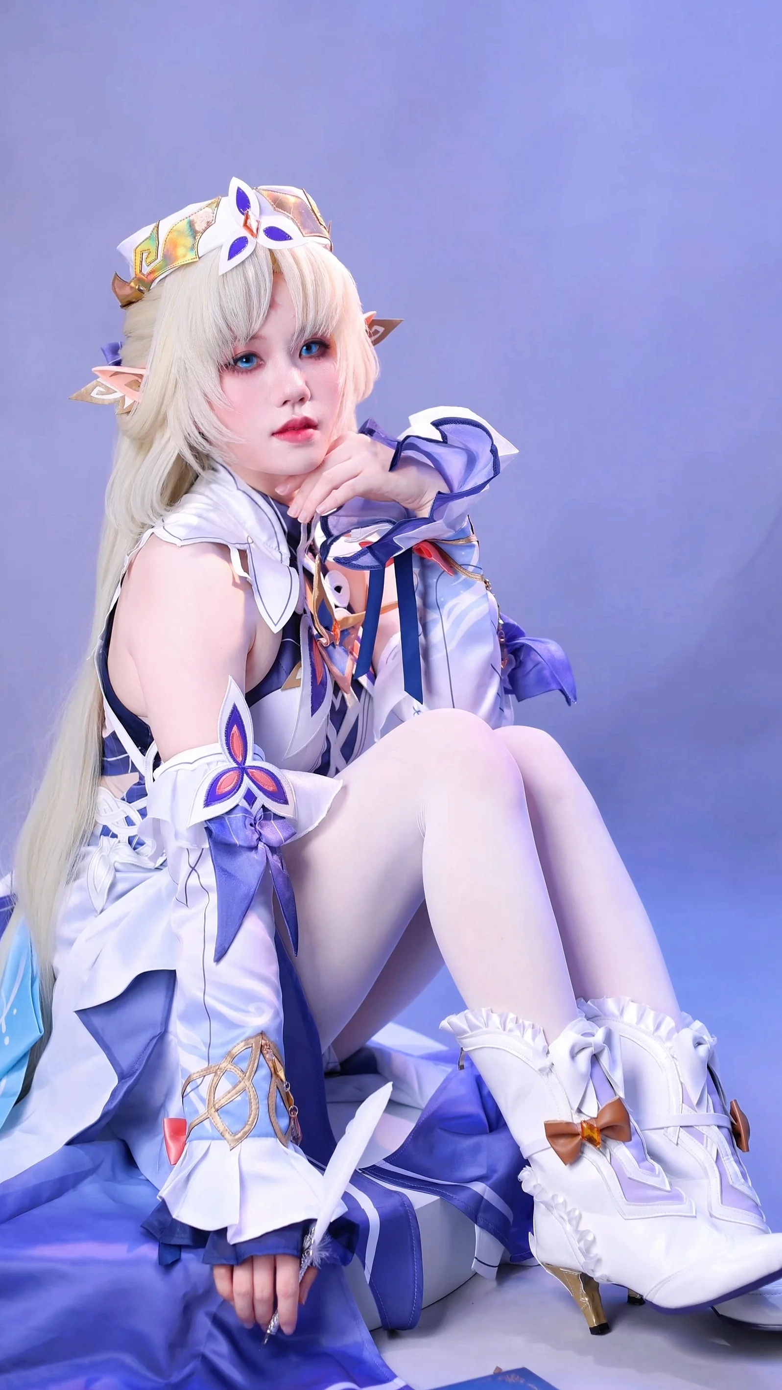 【ニコ コスプレ】原神「空月の歌」の優雅な瞬間を切り取って - 2 枚目