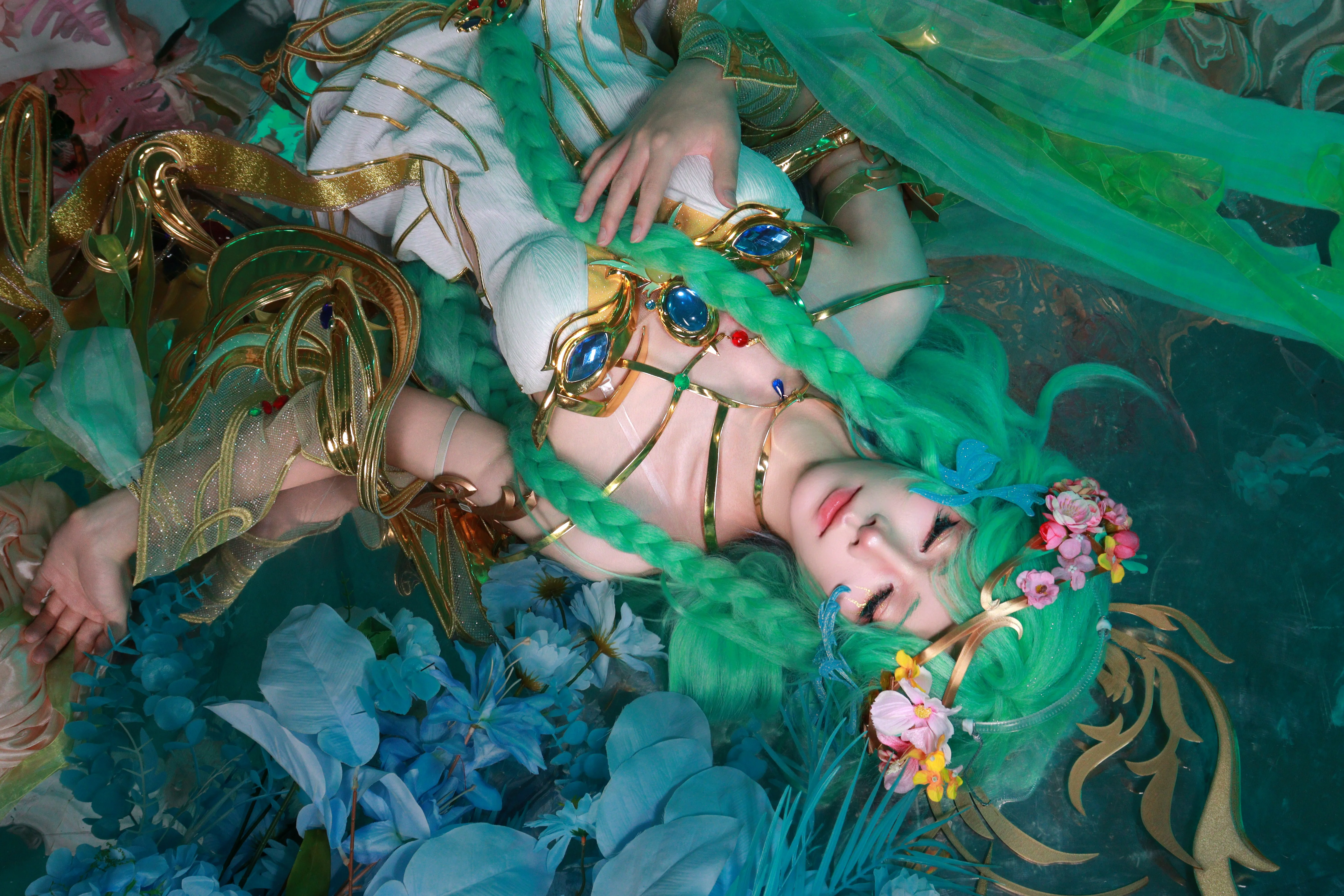 【貂蝉cos】王者荣耀中的灵动繁花 - 第3张