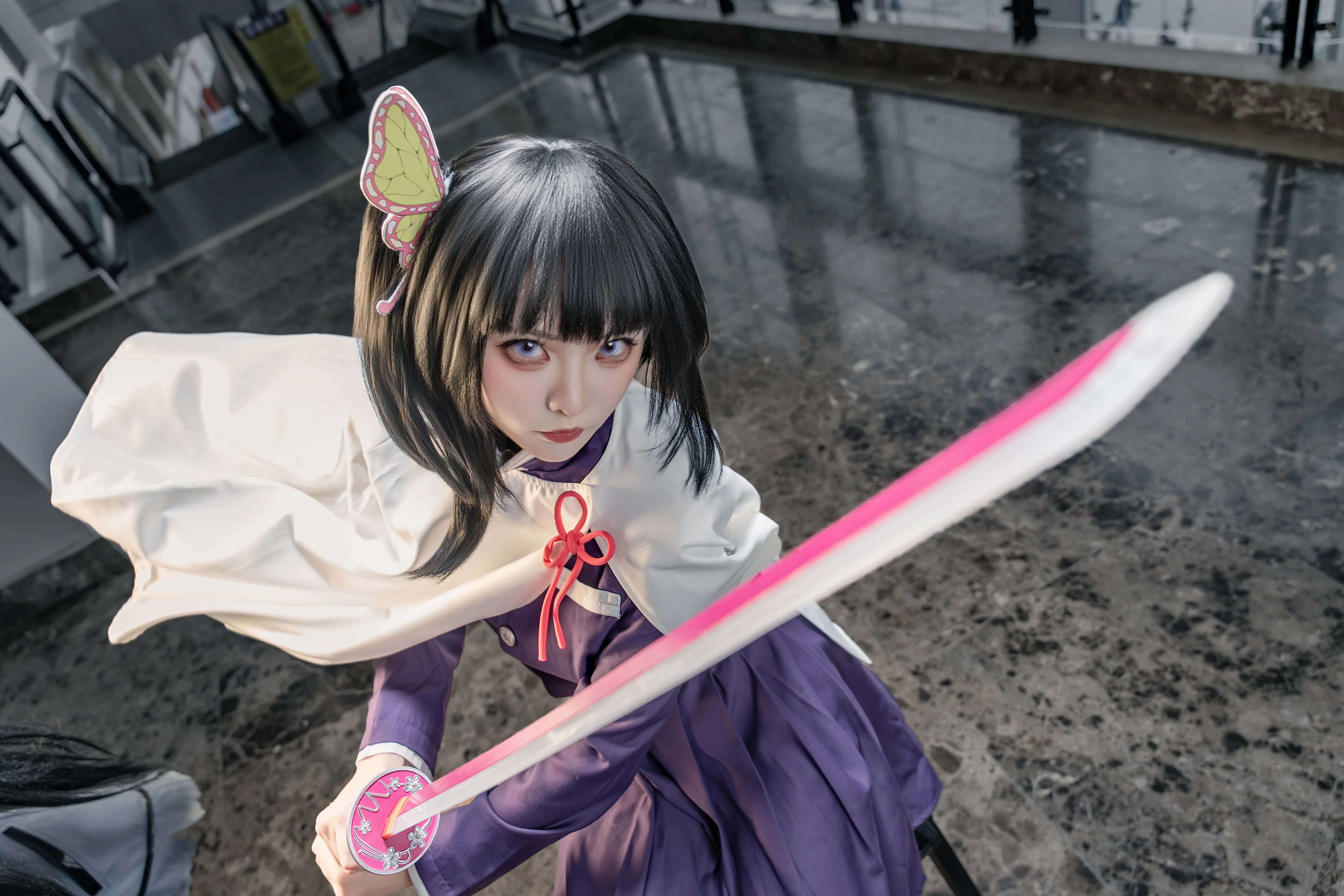 【香奈乎cos】鬼灭之刃中的坚毅剑士，一刀斩断恶鬼的阴霾 - 第2张