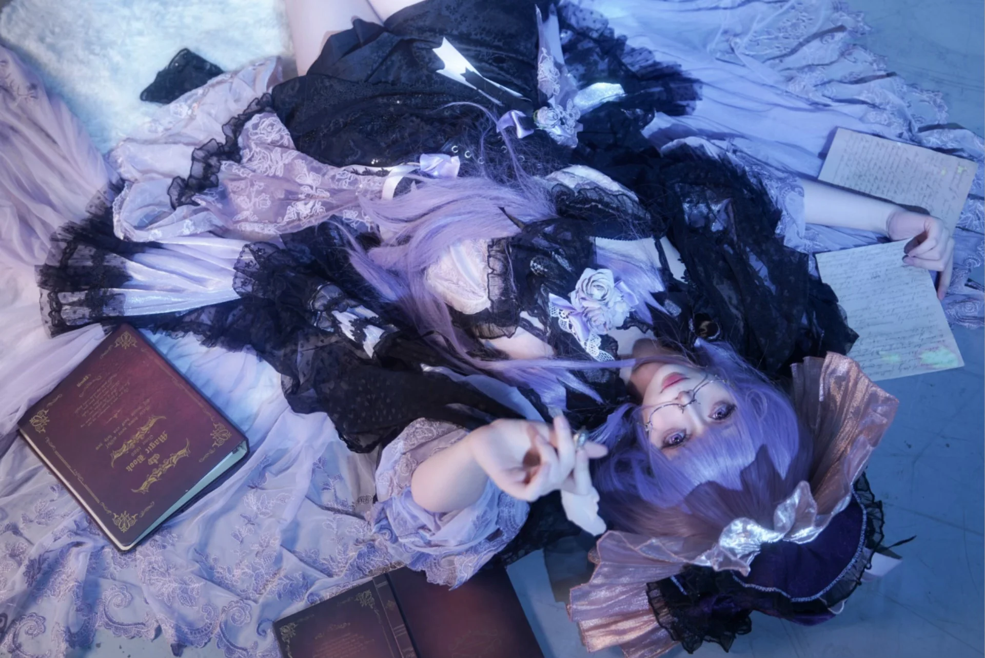 【パチュリー コスプレ】東方Projectの隠世の魔法使い - 2 枚目