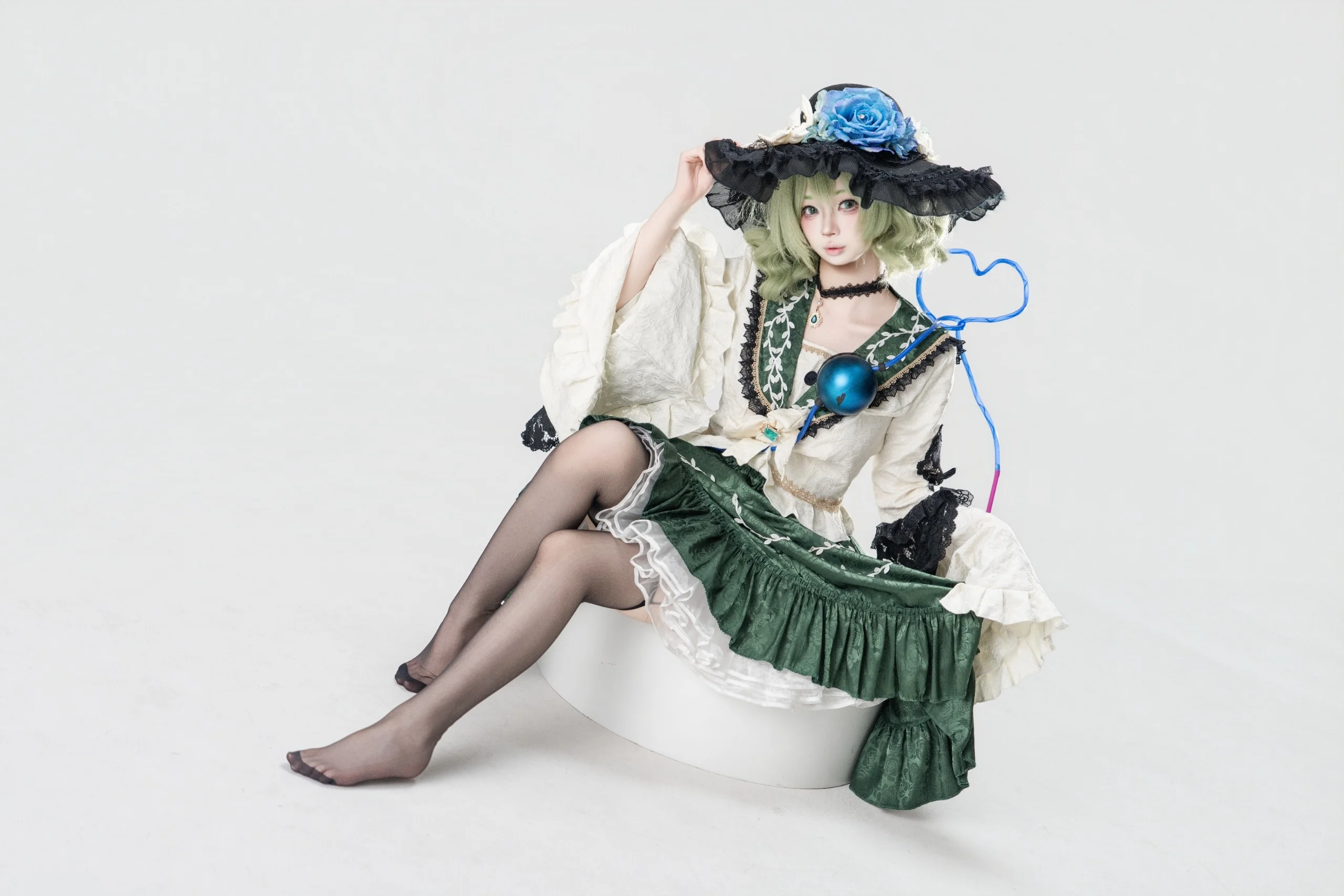 【古明地恋cos】东方Project里的无意识少女，电话线缠绕的日常 - 第 6 张