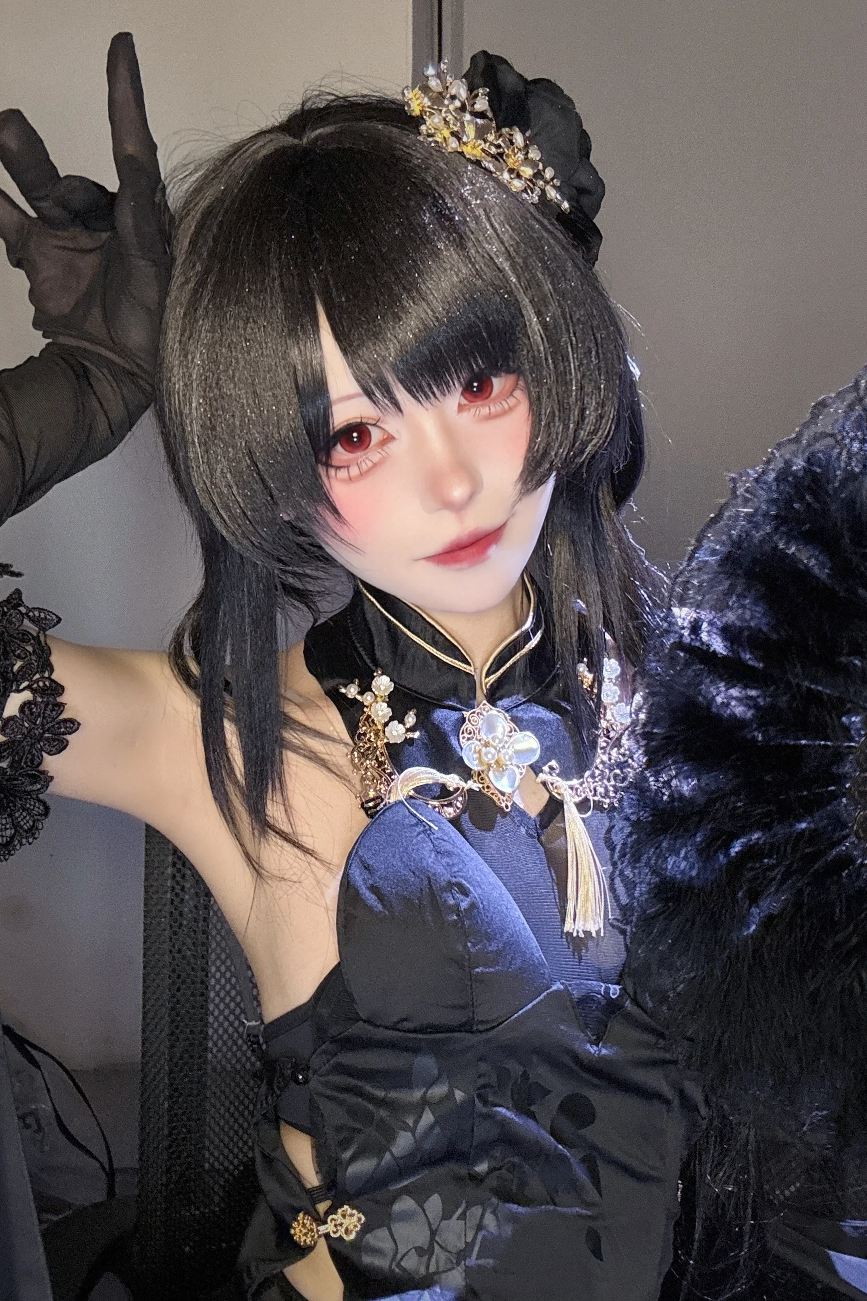 [Zhen Hai cosplay] A Cool and Elegant Dark Profile - Image 1
