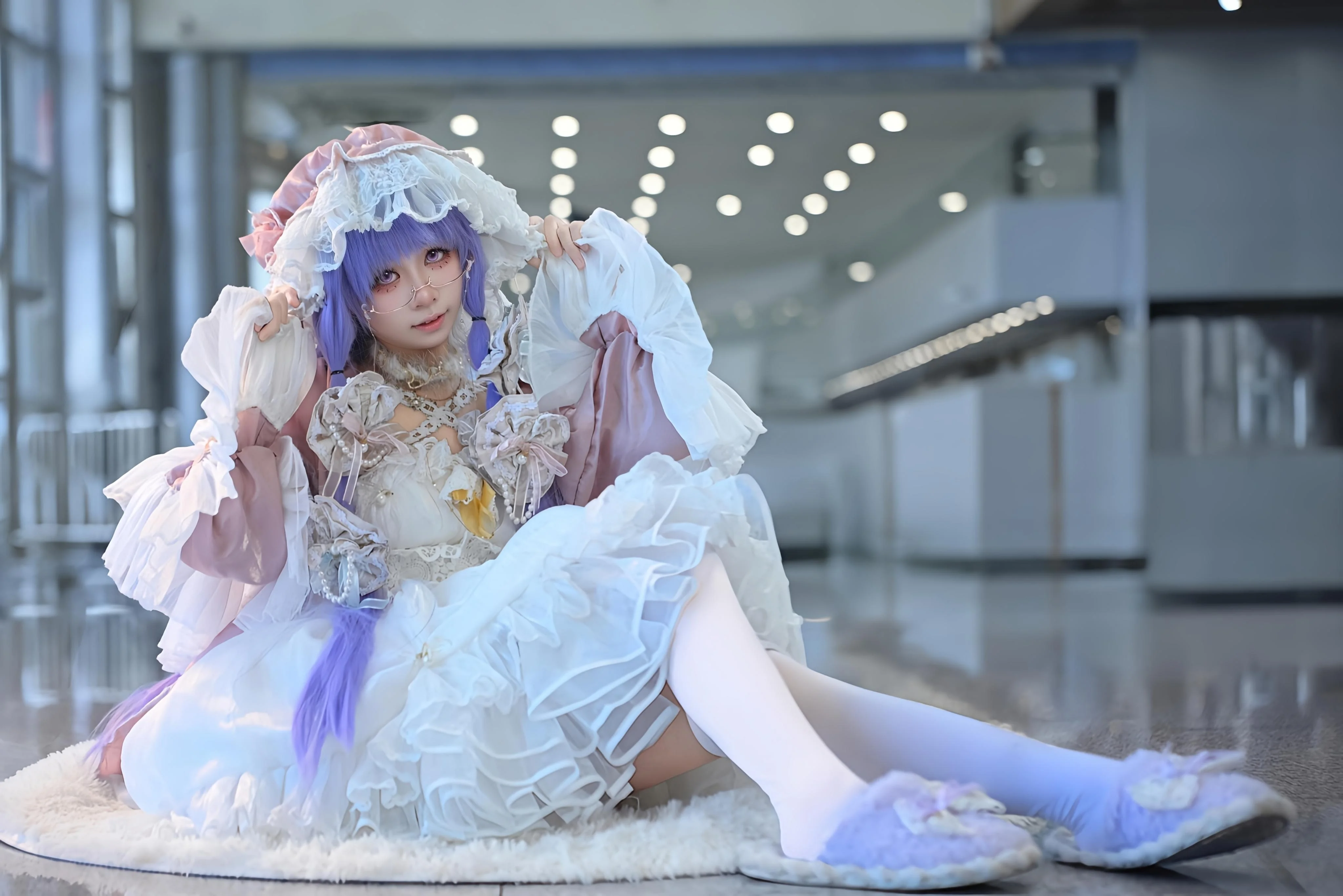 [Patchouli cosplay] The Book-Loving Purple Magician of Touhou Project - Image 4